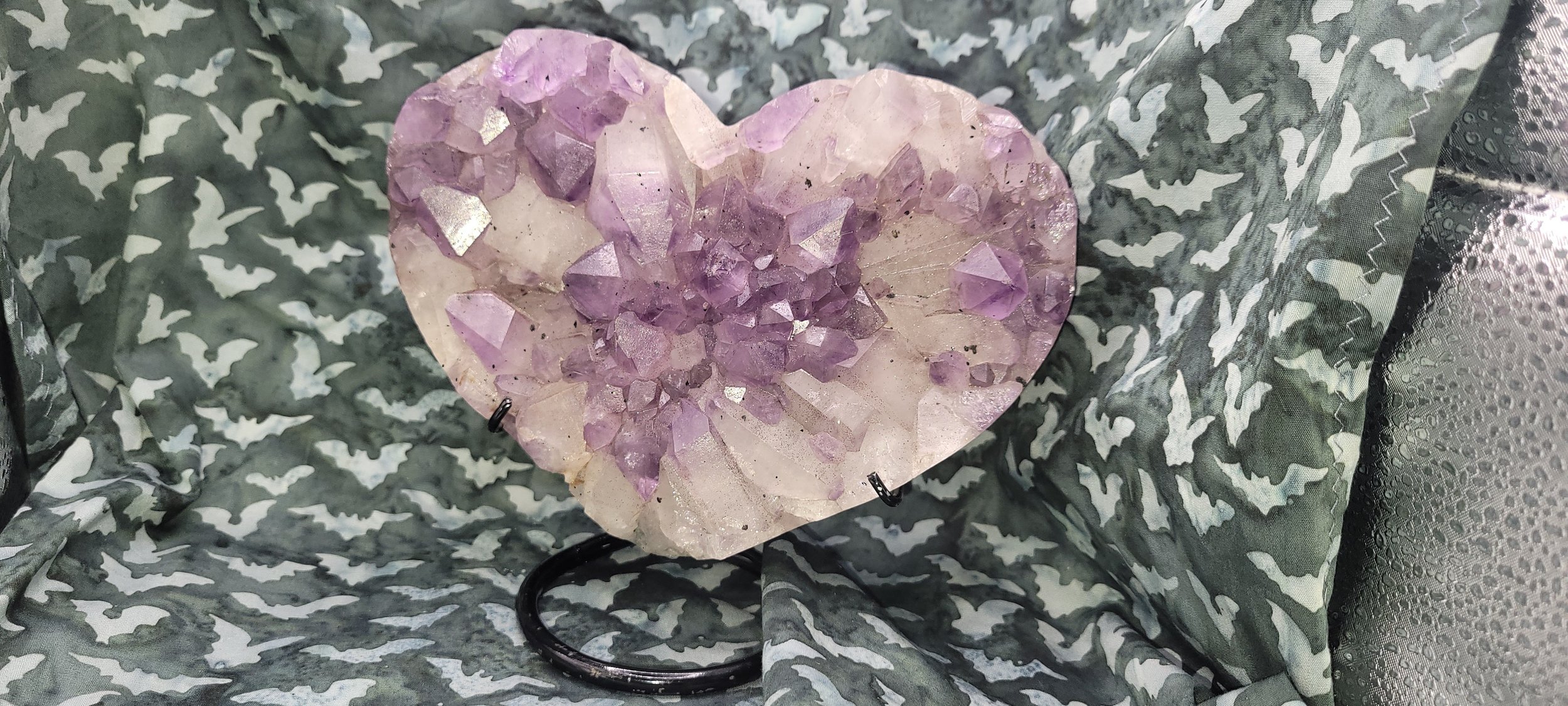 Amethyst Heart--Available in the Shop!