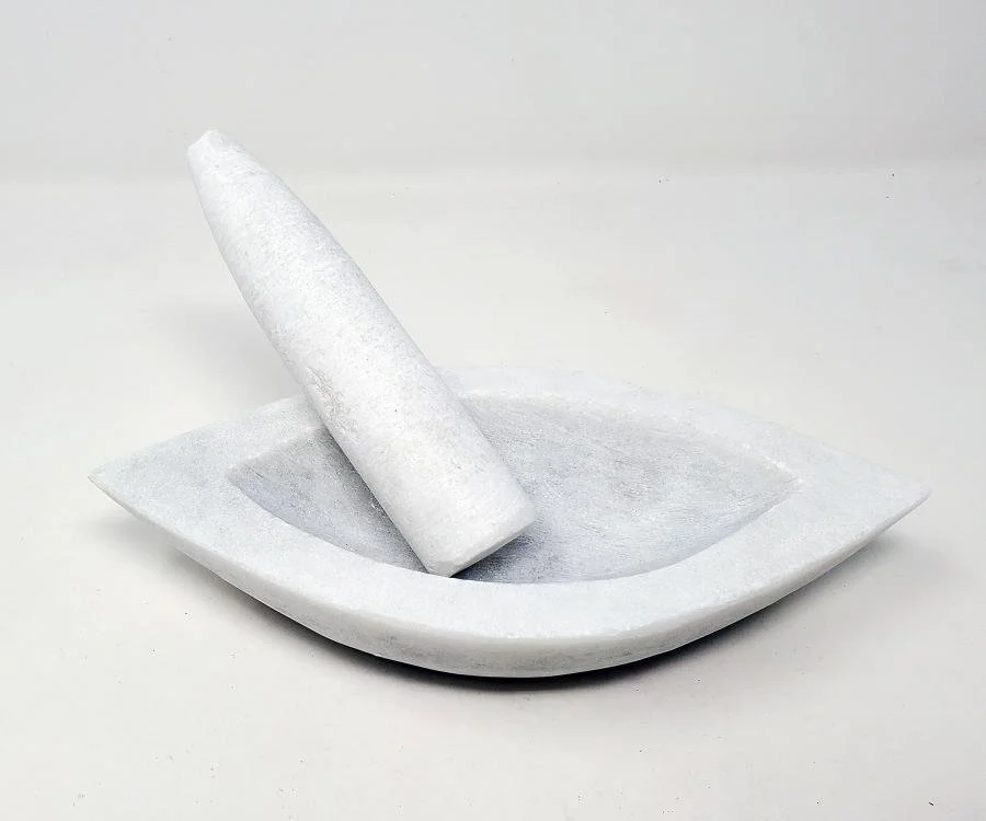 Marble Mortar and Pestle