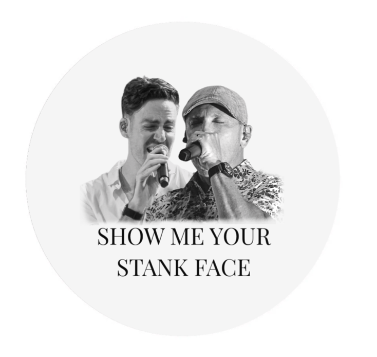 58mm Button - Stank Face