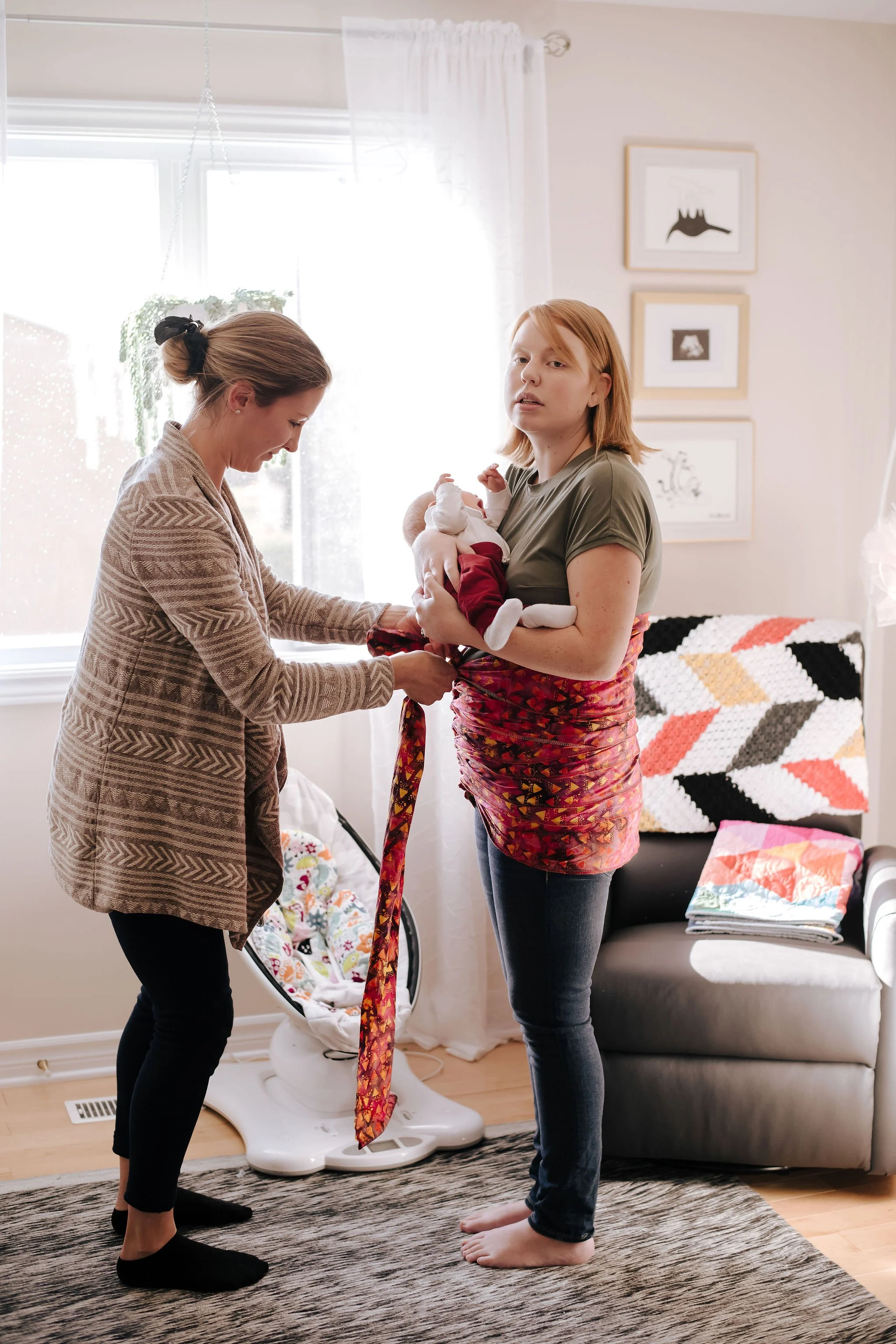 Individual receiving emotional support during IVF fertility treatment consultation.