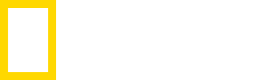 National Geographic logo with yellow border and white text on black background