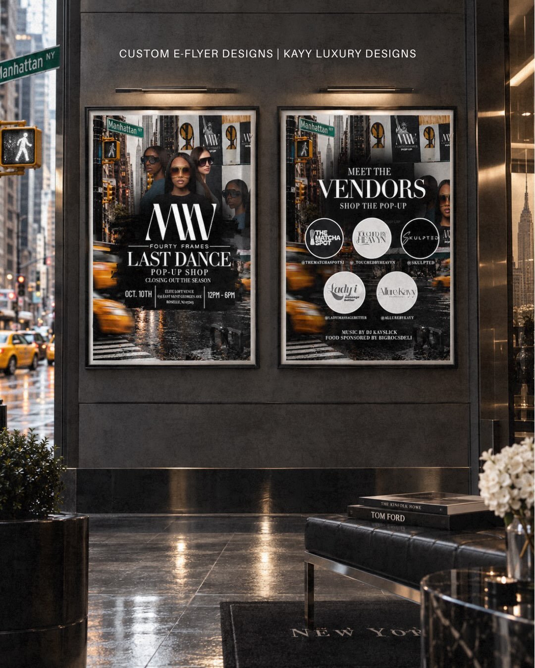 A cohesive visual identity makes all the difference. 🖤

For MXN Fourty Frames&rsquo; Last Dance Pop-Up Shop, the goal was to create visuals that felt chic, trendy, and true to the brand while capturing that NYC street-style aesthetic.

From the main