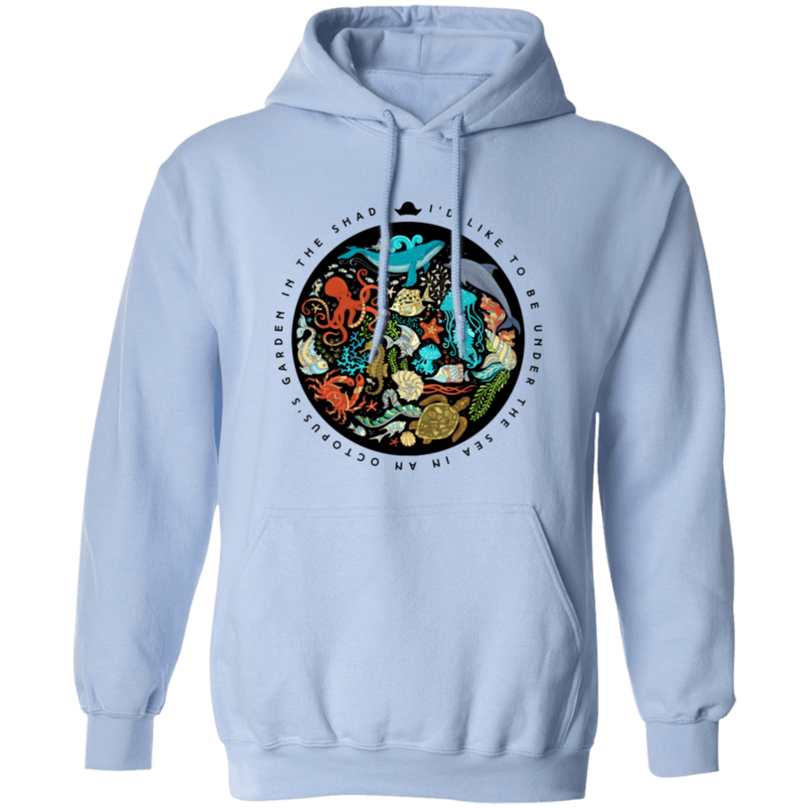 Octopus's Garden Hoodie In Light Blue.png