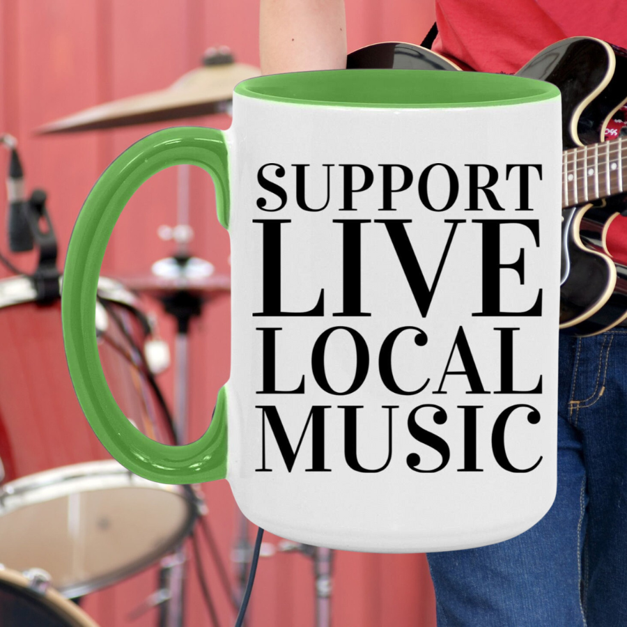 Support Live Local Music Mug Green.png