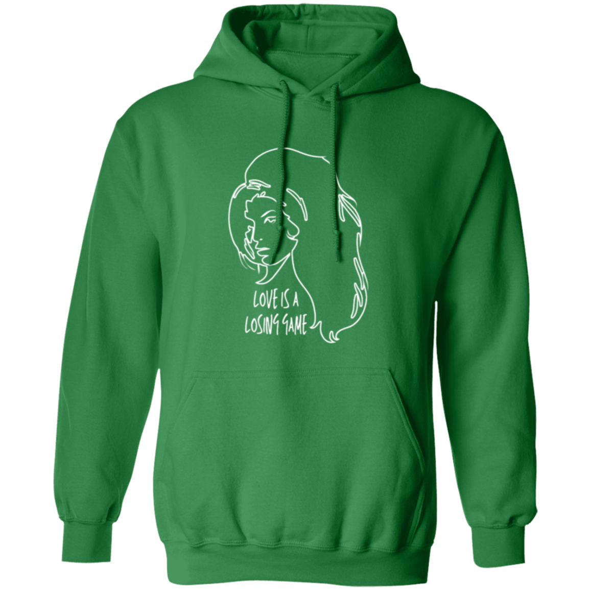 Love Is A Losing Game Hoodie In Irish Green.png