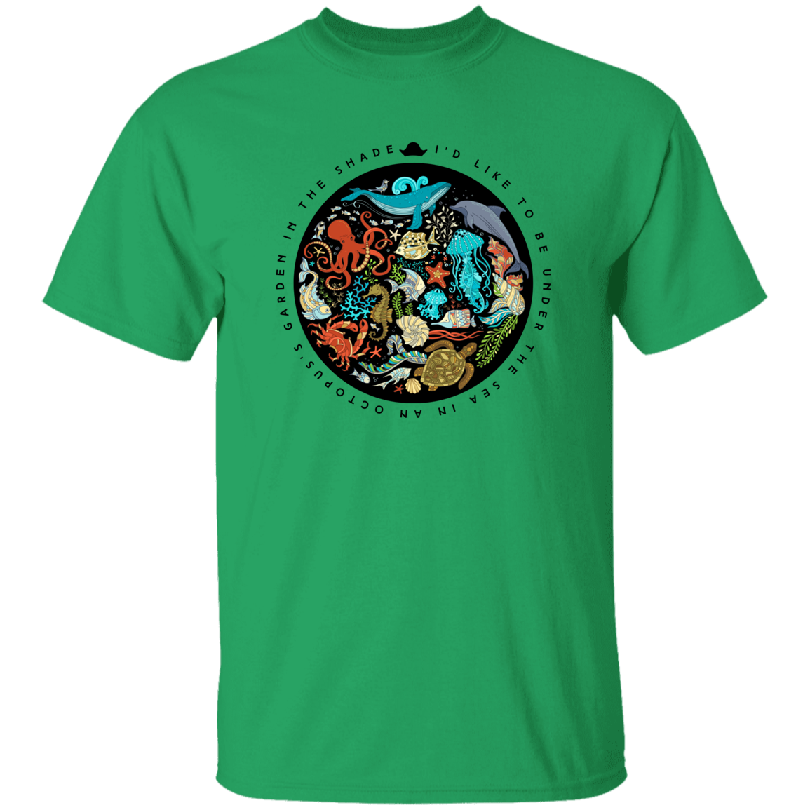 Octopus's Garden T-Shirt Mock Up in Irish Green.png