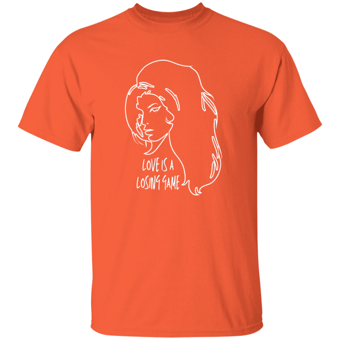 Love Is A Losing Game T-Shirt In Orange.png