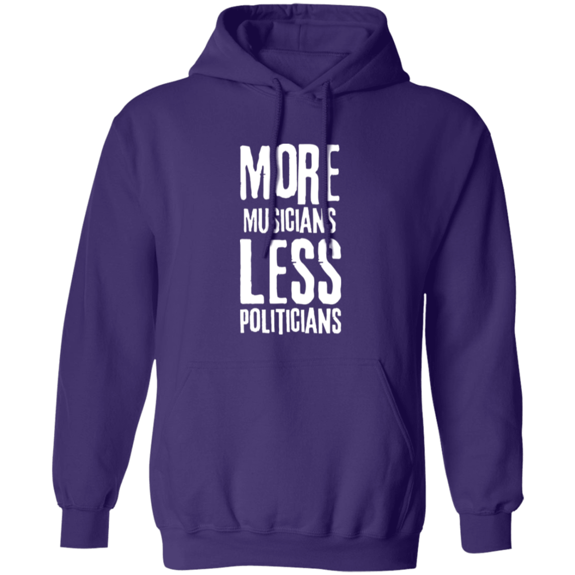 More Musicians Less Politicians Hoodie In Purple.png
