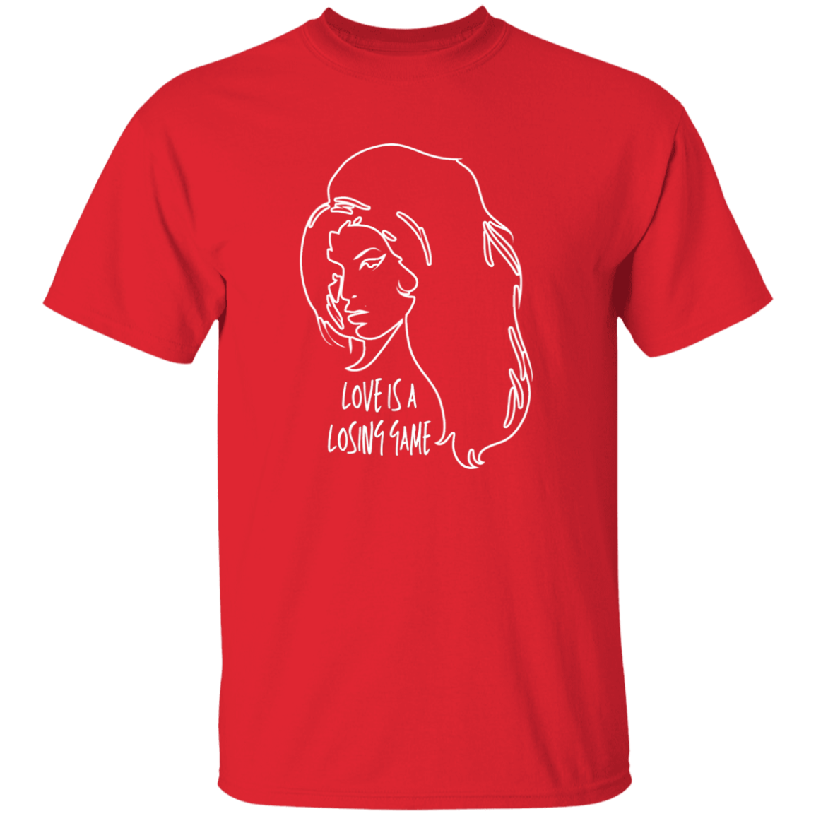 Love Is A Losing Game T-Shirt In Red.png