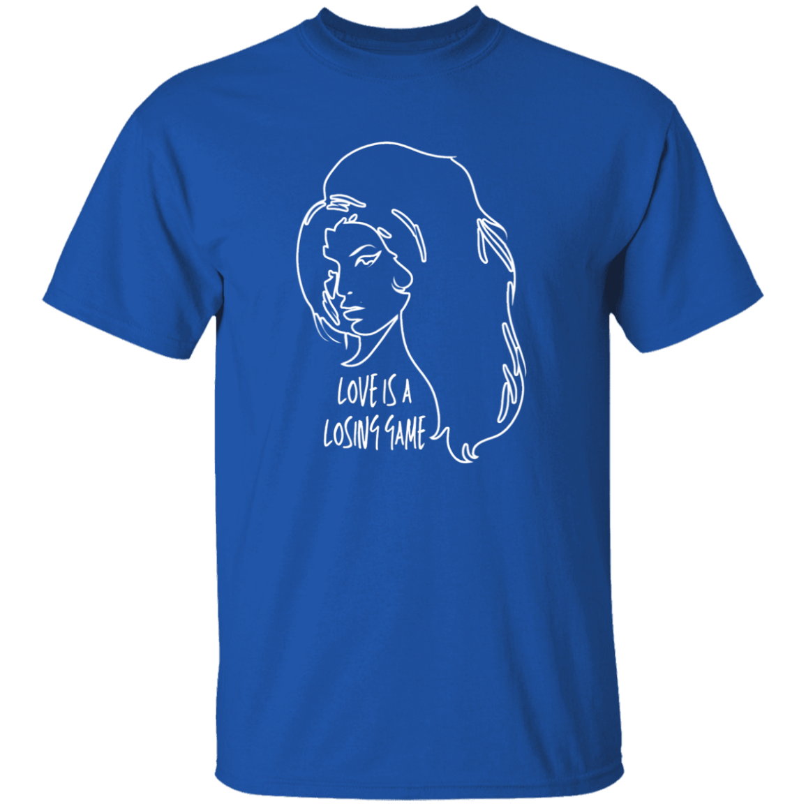 Love Is A Losing Game T-Shirt In Royal.png