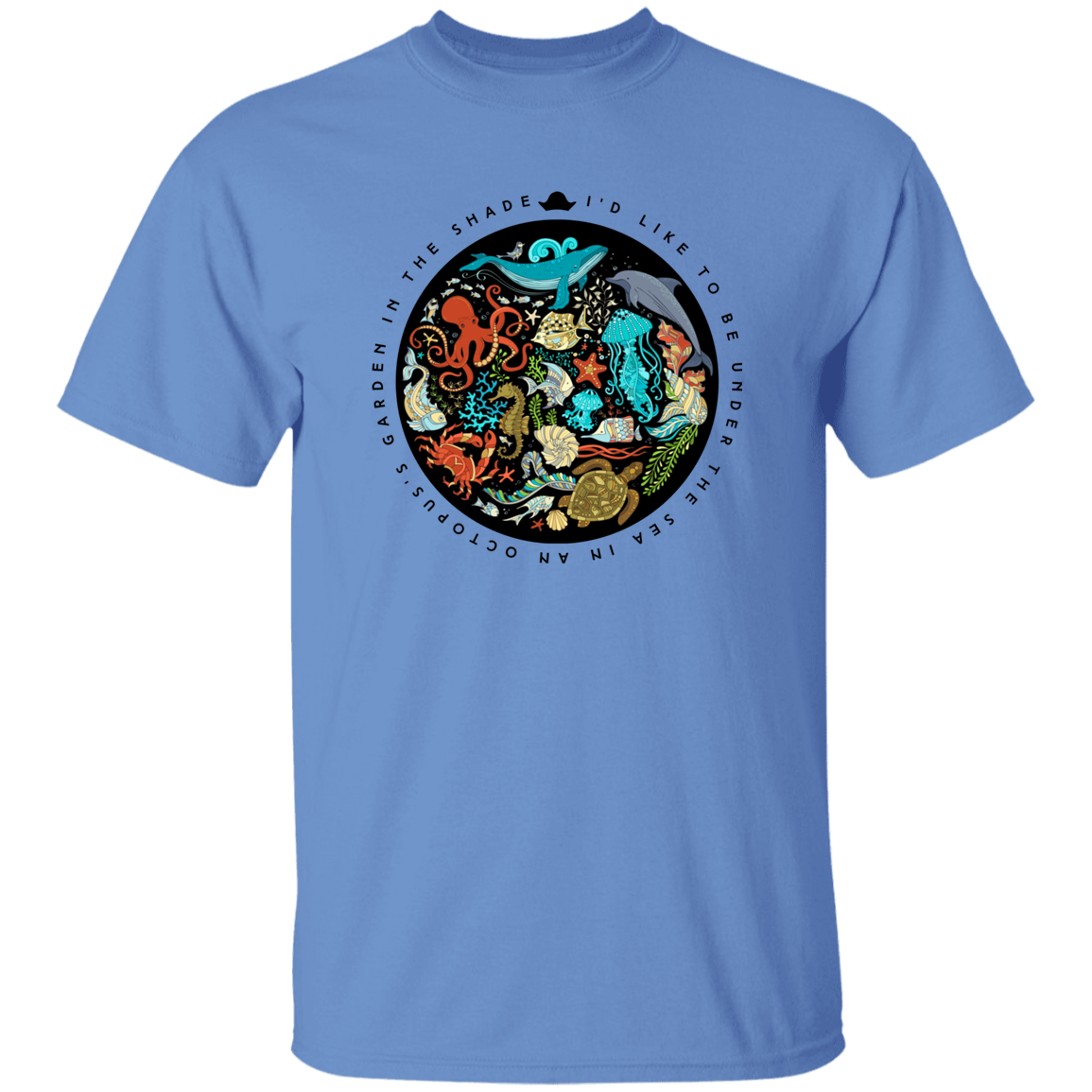 Octopus's Garden T-Shirt Mock Up in Carolina Blue.png