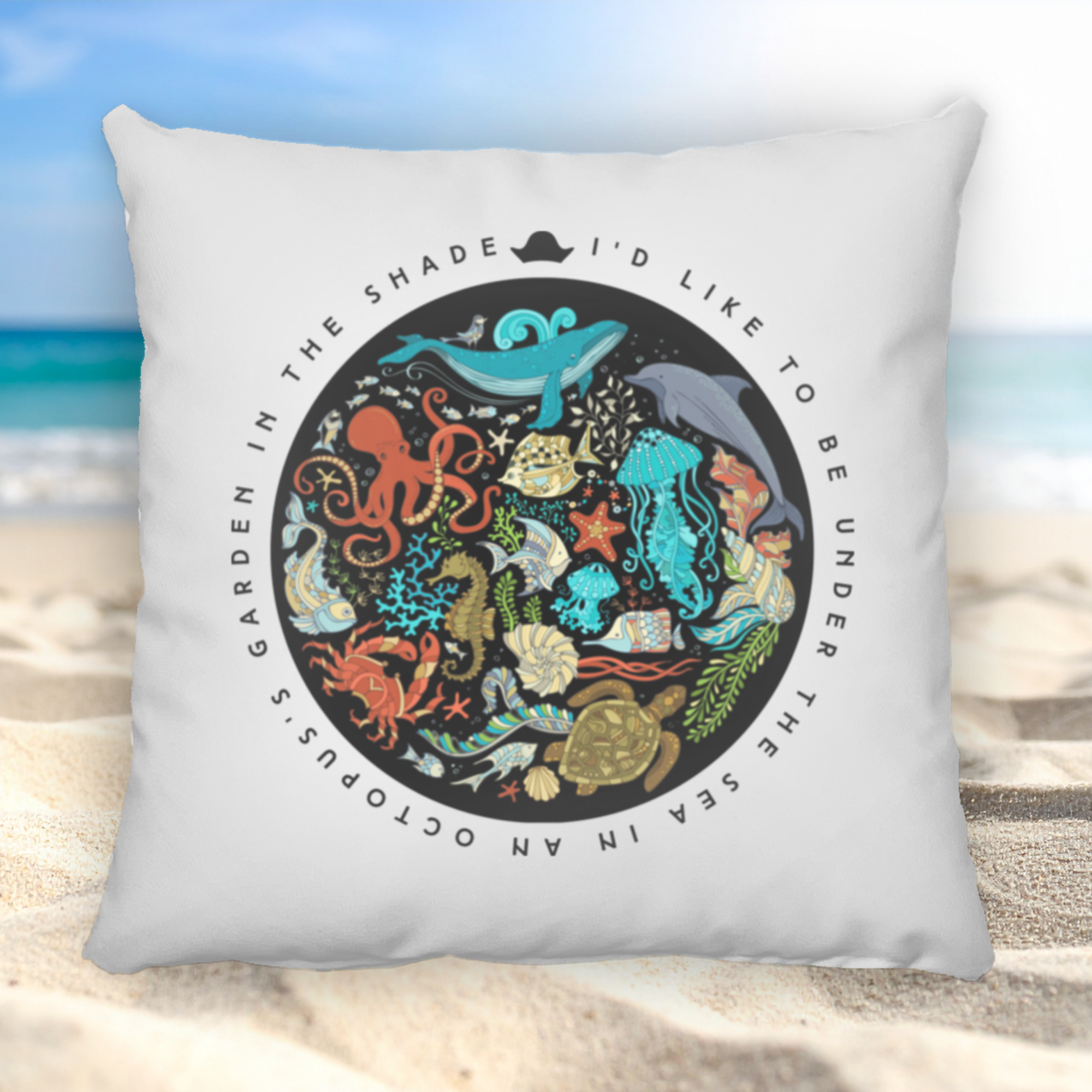 Octopus's Garden Throw Pillow Mock Up In White.png