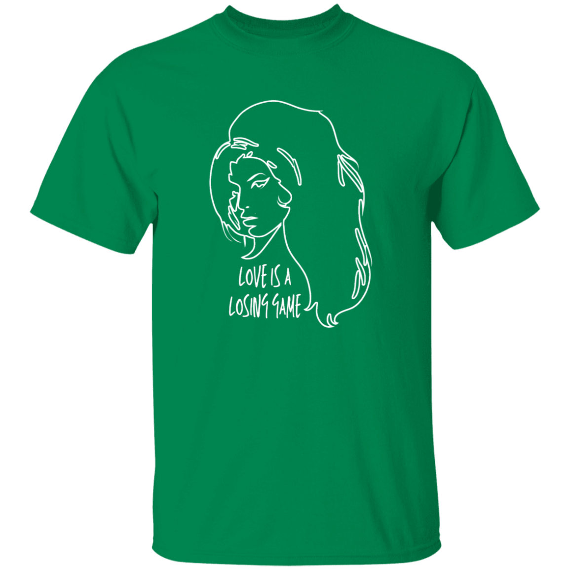 Love Is A Losing Game T-Shirt In Kelly Green.png