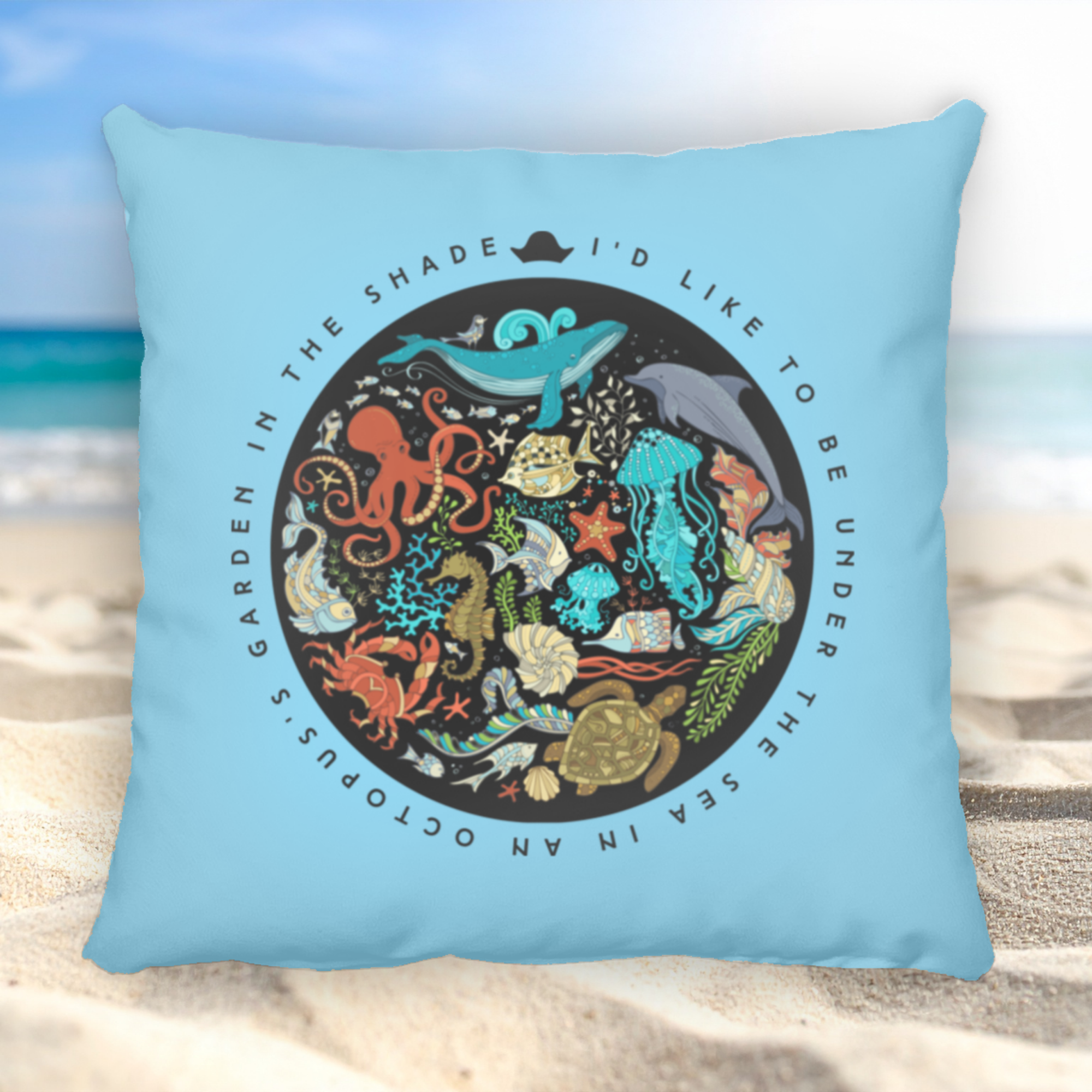 Octopus's Garden Throw Pillow Mock Up In Light Blue.png