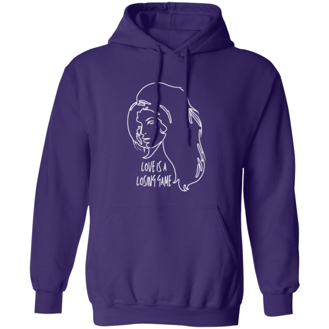 Love Is A Losing Game Hoodie In Purple.png