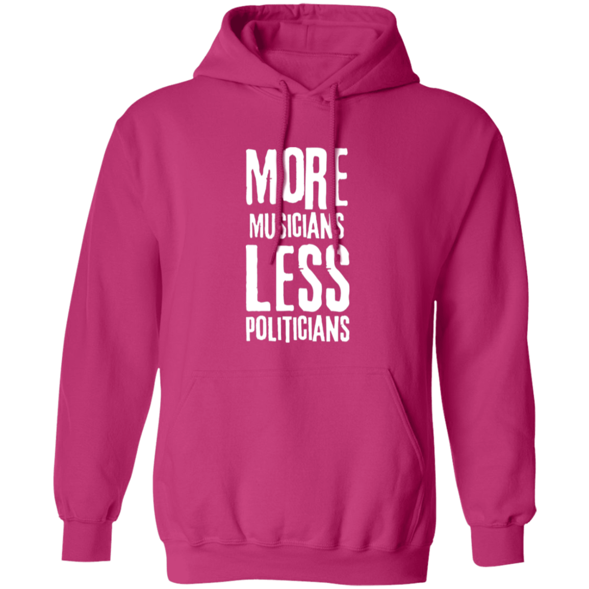 More Musicians Less Politicians Throw Pillow Heliconia.png