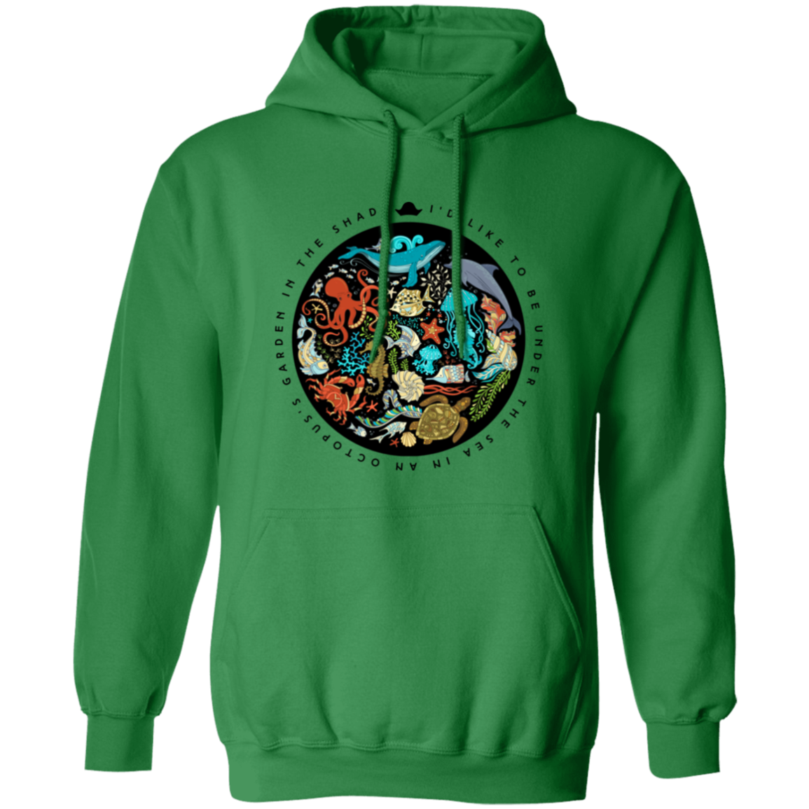 Octopus's Garden Hoodie In Irish Green.png