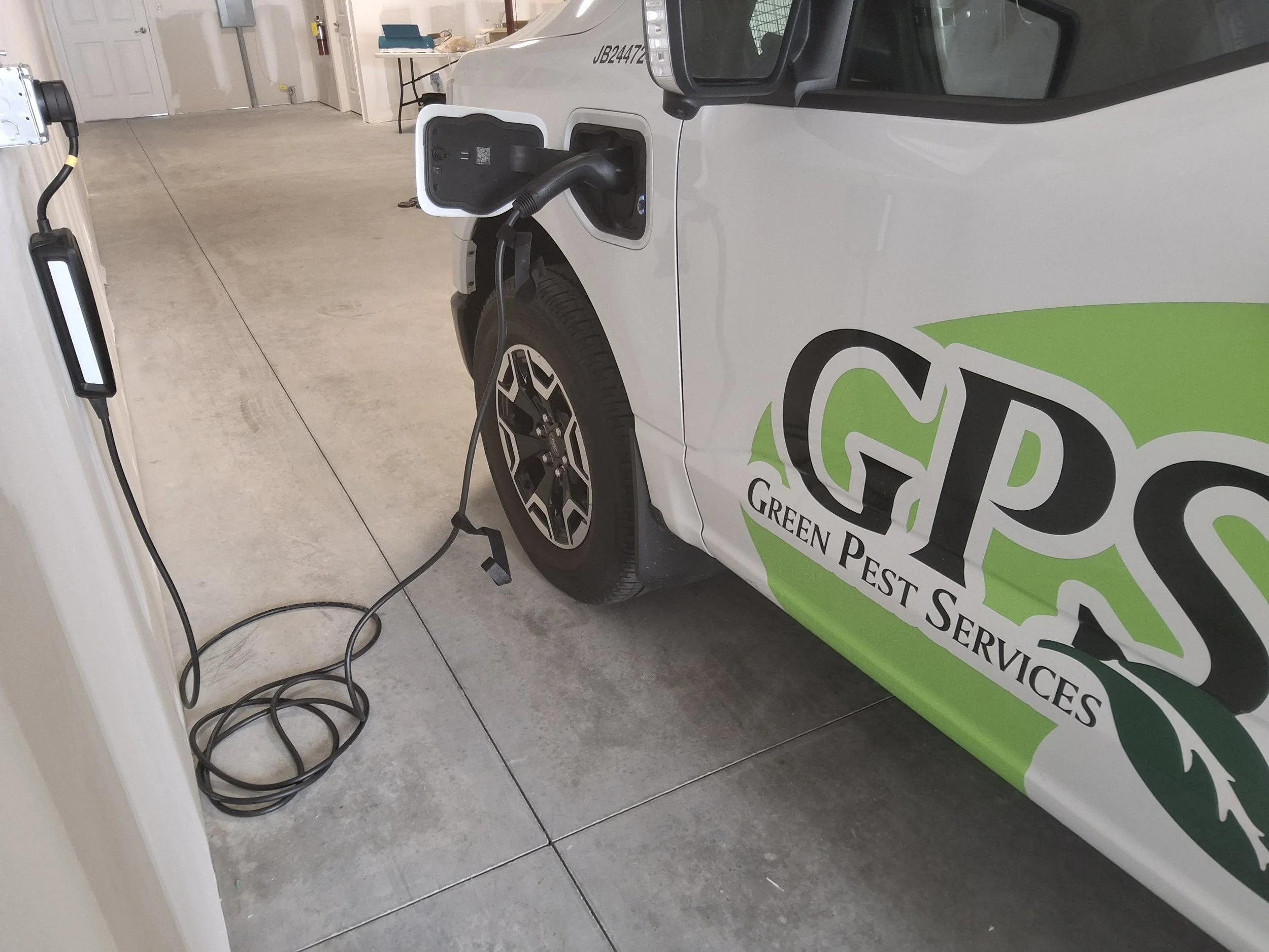 Level 2 commercial EV charger installed by Daley's Electrical Solutions for a business in Tradition, Port St. Lucie, FL