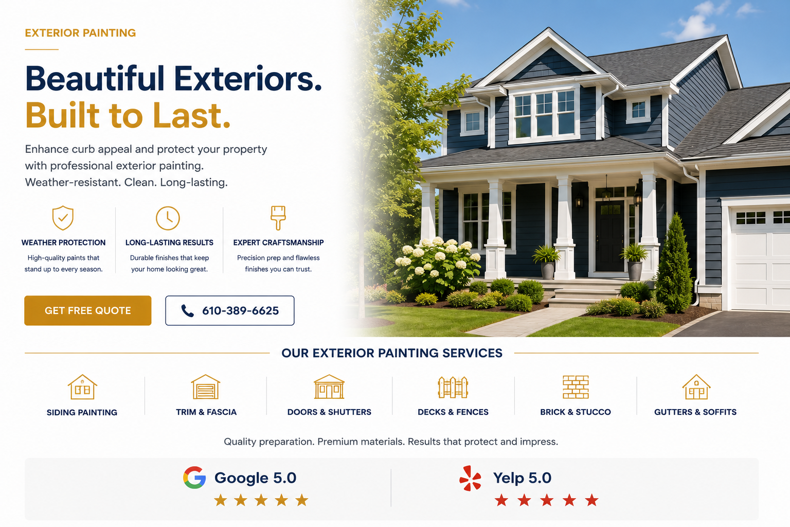 Exterior Painting Services in Cinnaminson, NJ. Exterior Painters Near Cinnaminson, NJ