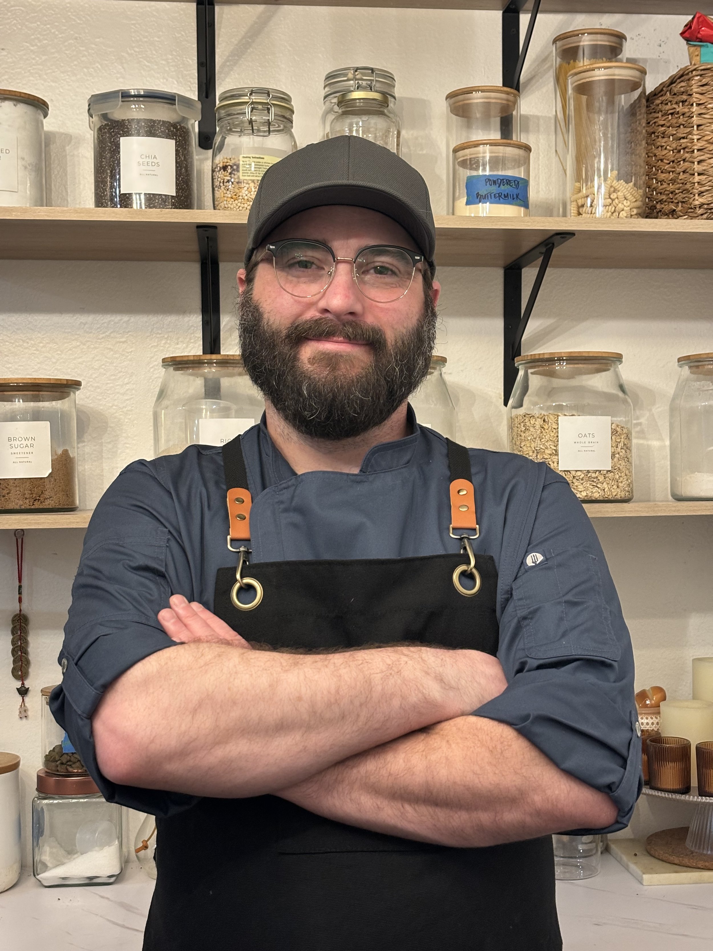 Chef Adam in a kitchen