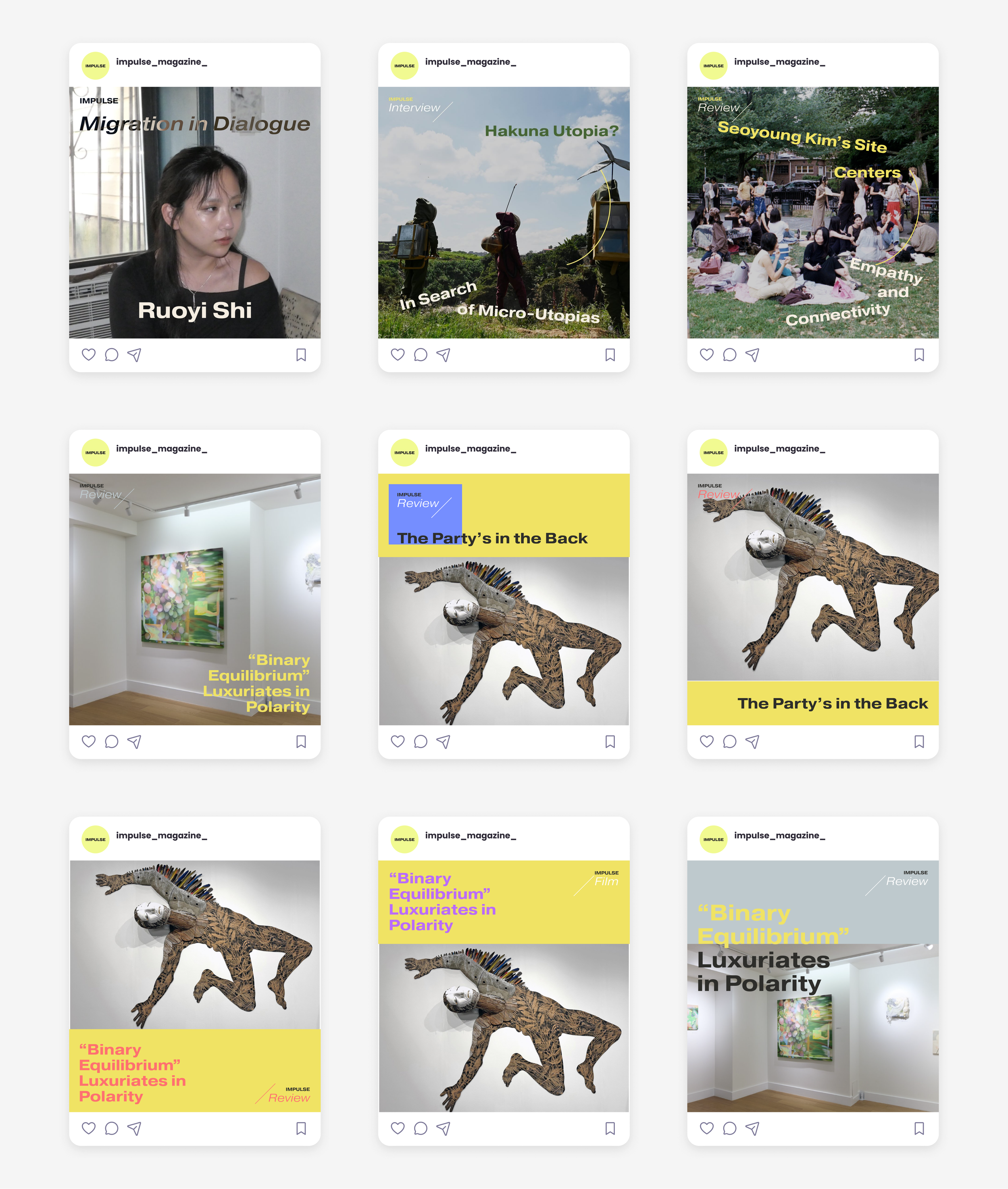 IMPULSE Magazine: Instagram Branding Design