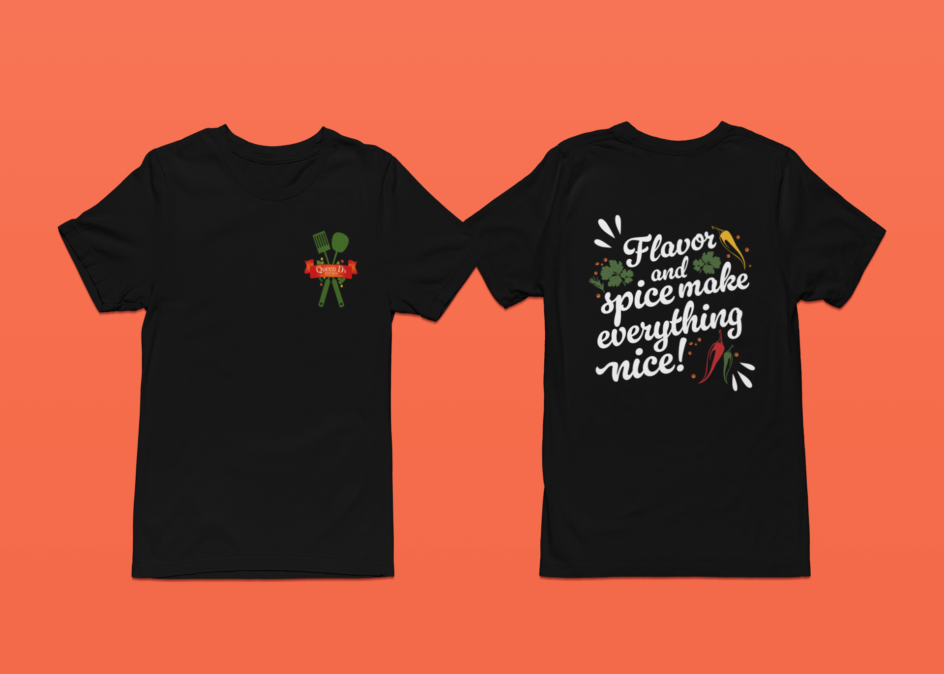 T-Shirt Design for Queen D's Kitchen