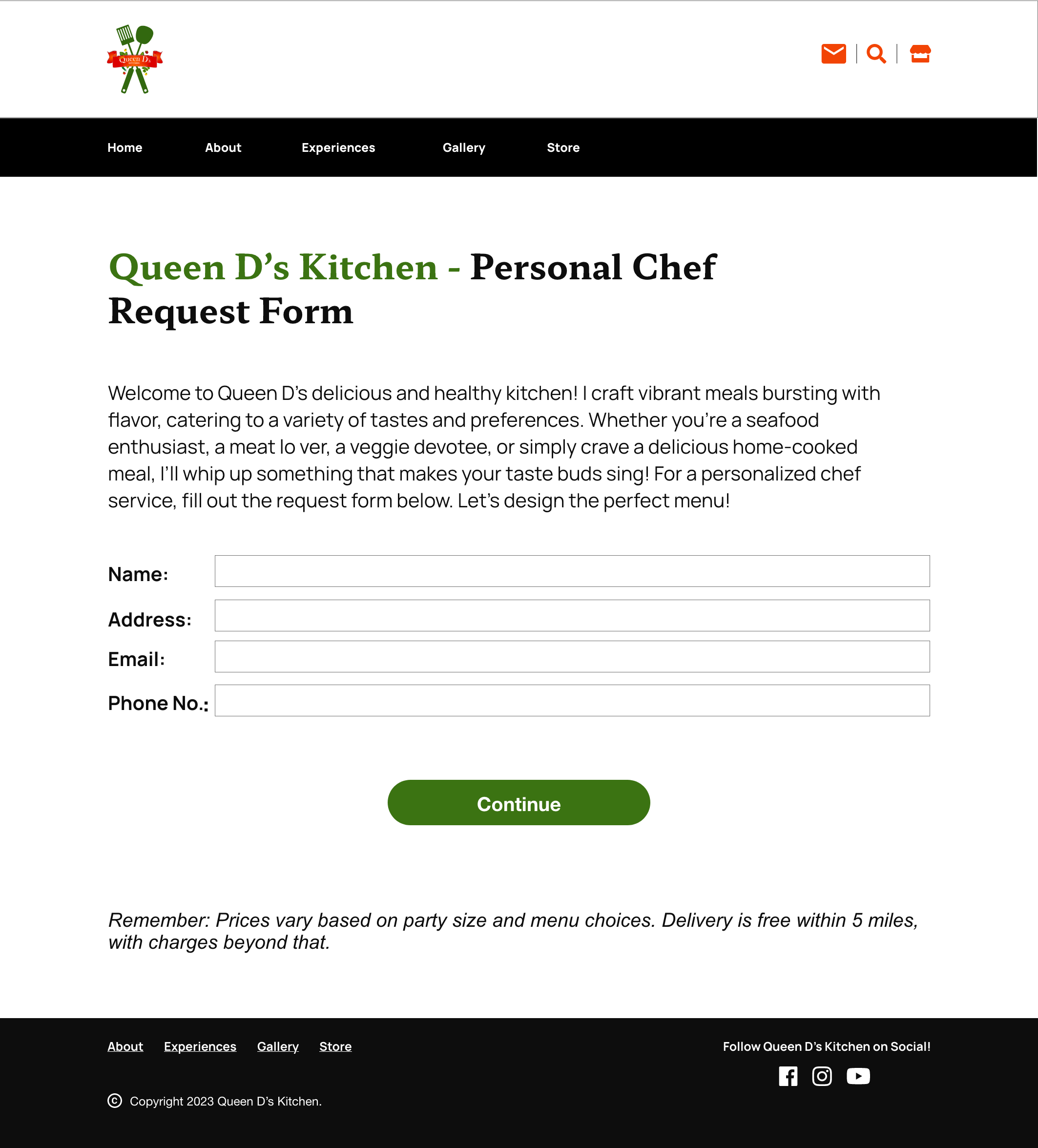 Queen D’s Kitchen - Reservation Form - Personal Chef.png