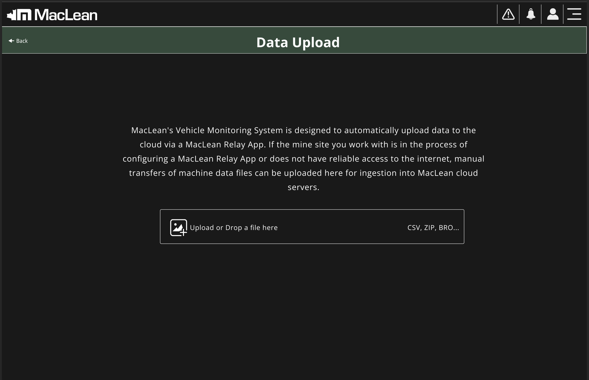 If users need to upload files