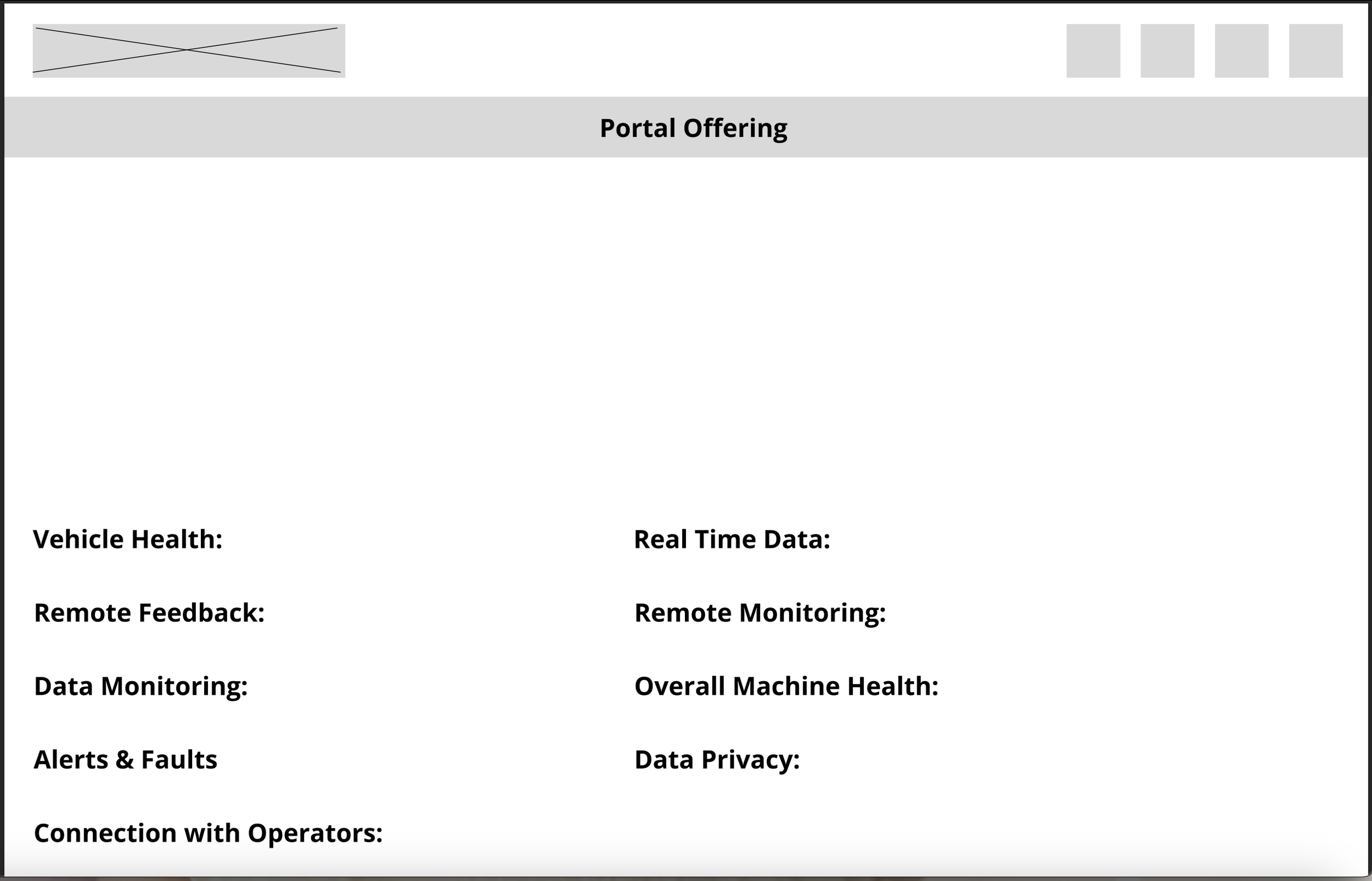 Portal offering for clients