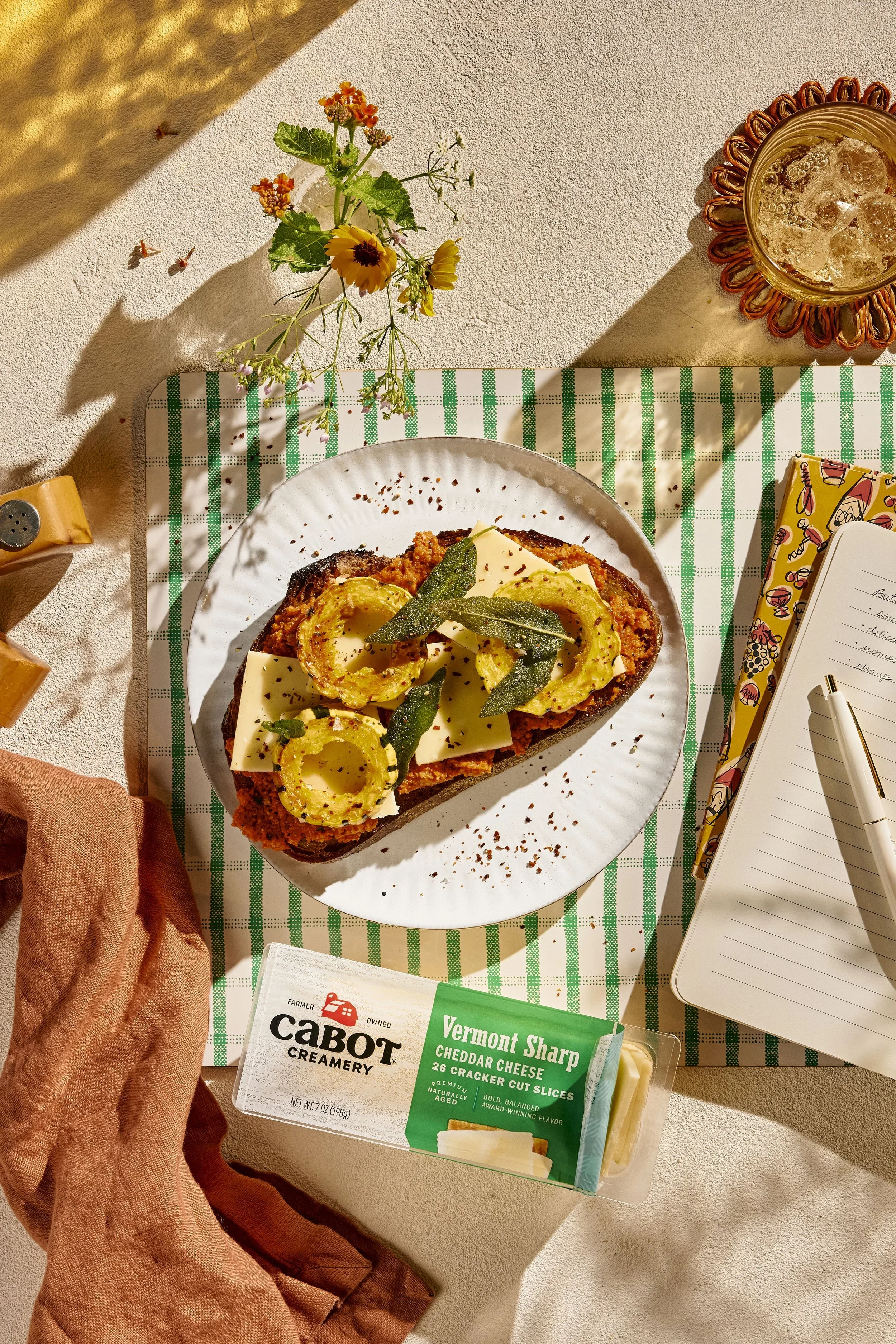 Photo for Cabot Creamery created by Austin-based food photographer Mackenzie Smith. Produced by Janai Cano.