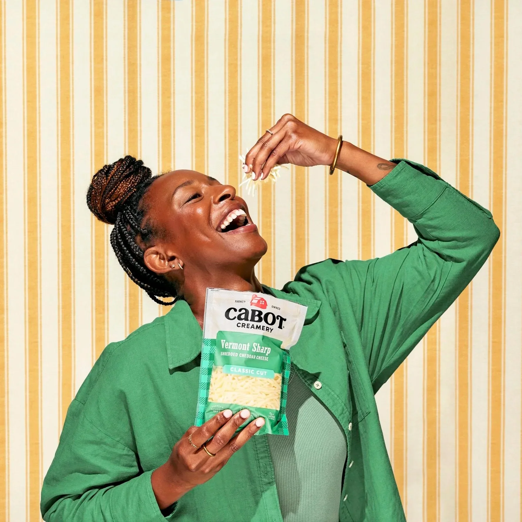Photo for Cabot Creamery created by Austin-based food photographer Mackenzie Smith. Produced by Janai Cano.