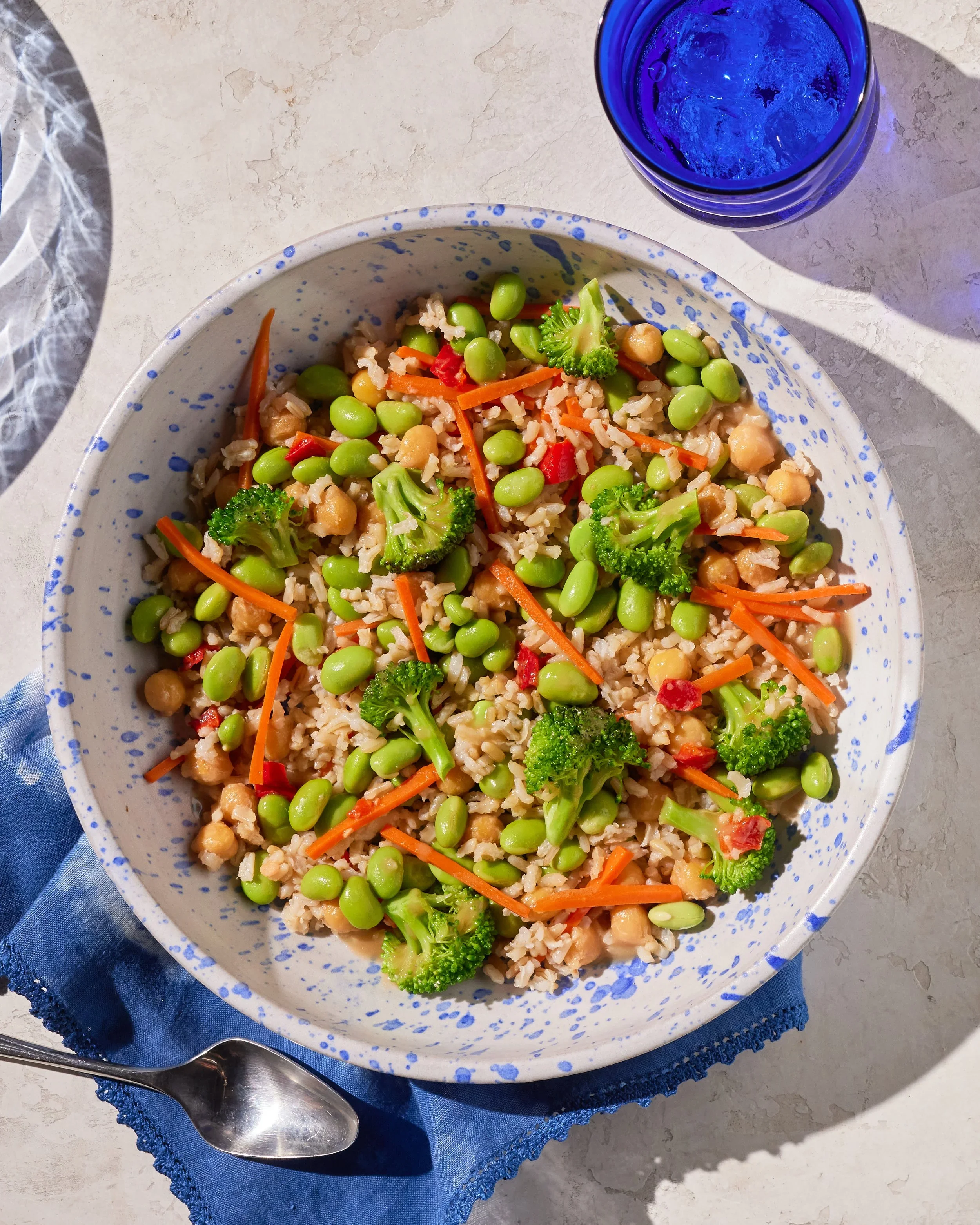 Blue Zones Kitchen packaging and food images by Mackenzie Smith. Production assistant was Janai Cano in Austin, Texas. Food styling by Olivia Caminiti.