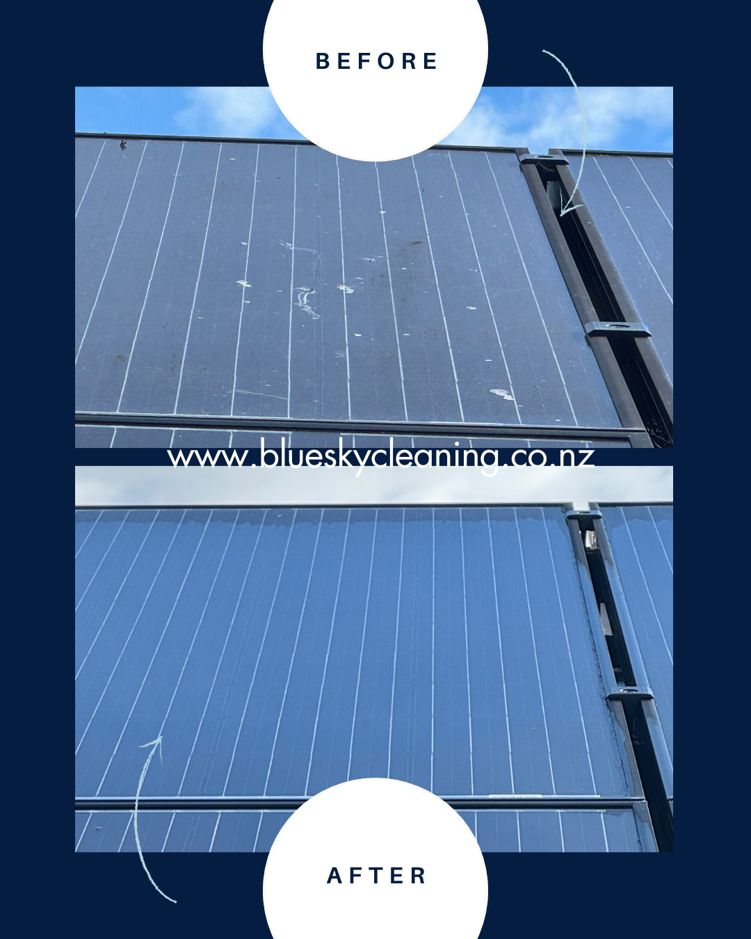 Solar Panel Cleaning Services in Wanaka with blue sky cleaning, call now 021333354
