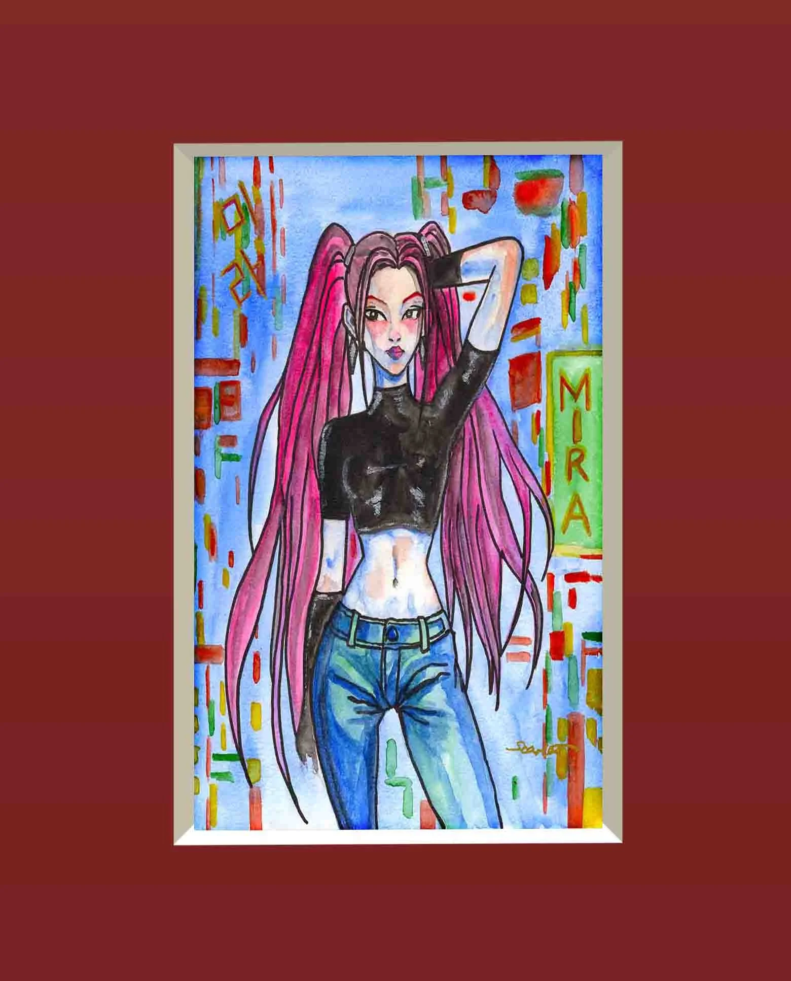 Mira K-Kop Demon Hunters matted.jpg