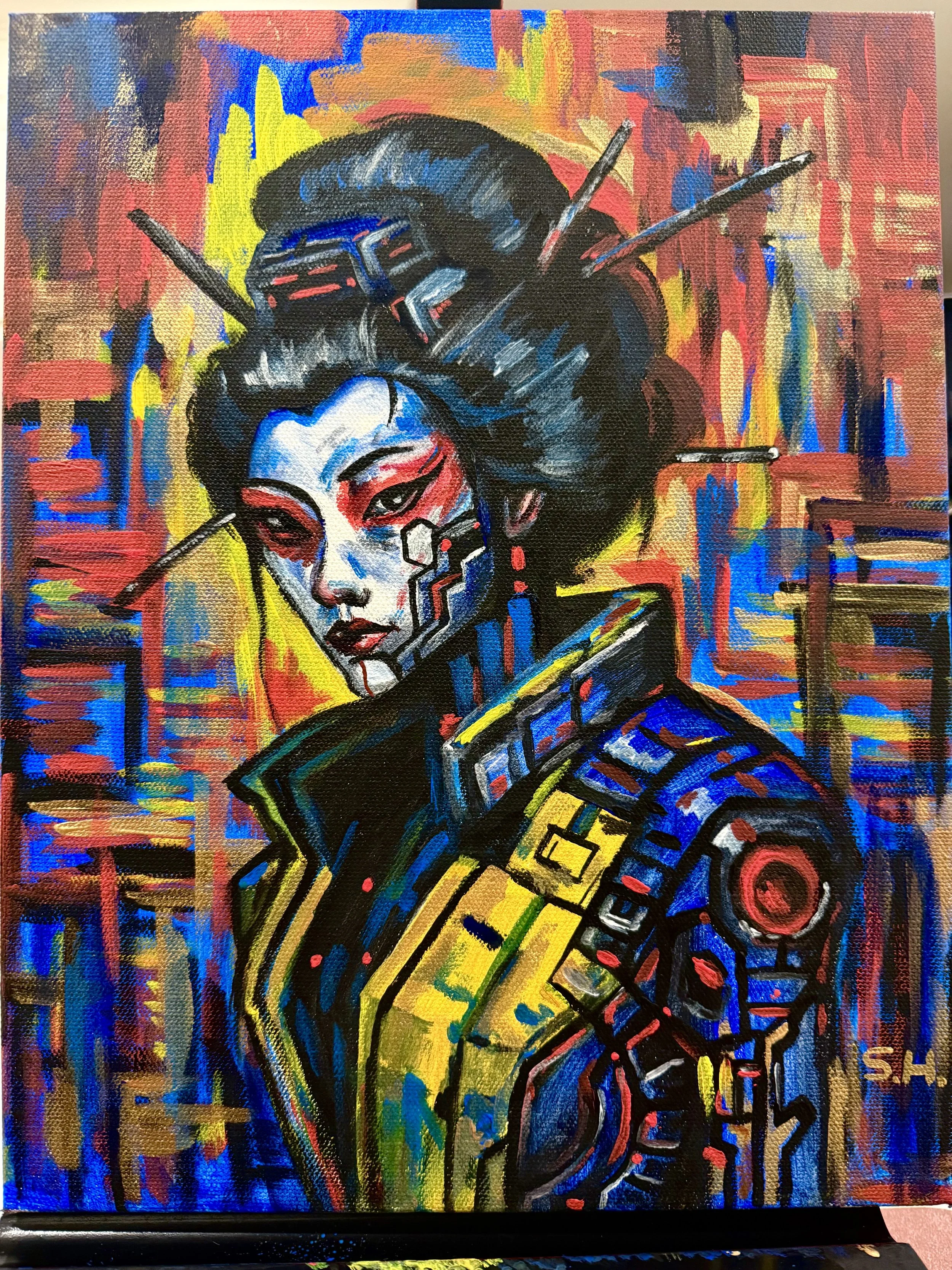 Cyberpunk Geisha