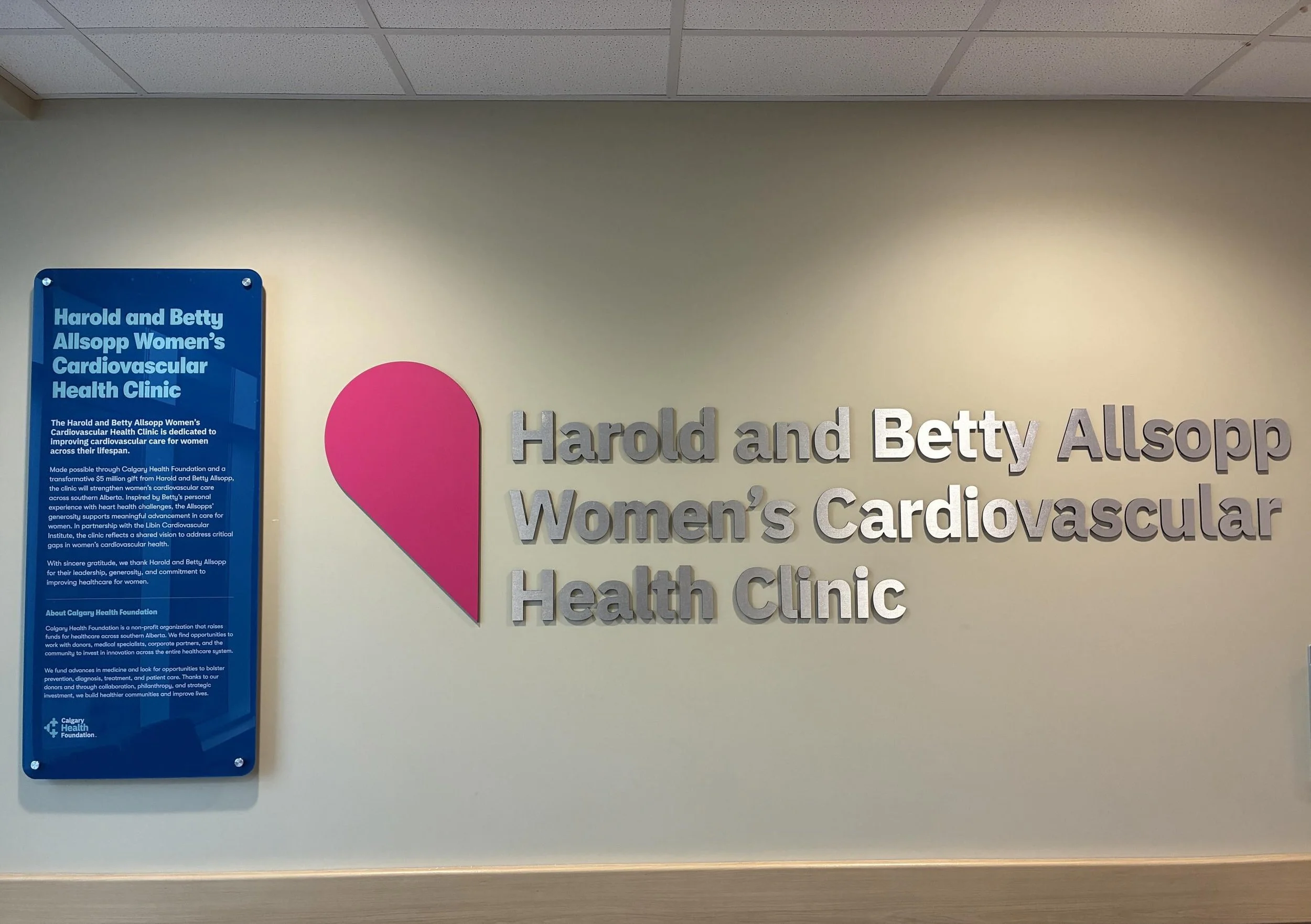A new era in women&rsquo;s heart health is taking shape. 💗

The Harold and Betty Allsopp Women&rsquo;s Cardiovascular Health Clinic at South Health Campus marks a significant new chapter in care for women, dedicated to better understanding, diagnosi