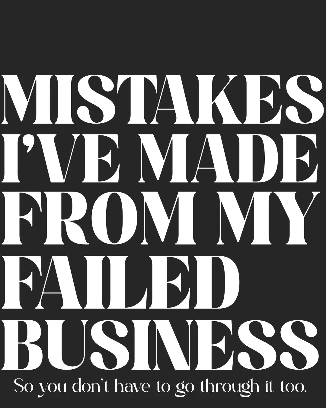 The clothing brand I created at 18 was a BIG fail.

But it taught me more than any course ever could.

I didn&rsquo;t do market research.
I didn&rsquo;t register my name properly.
I posted with no real strategy.
I cared more about how it looked than 