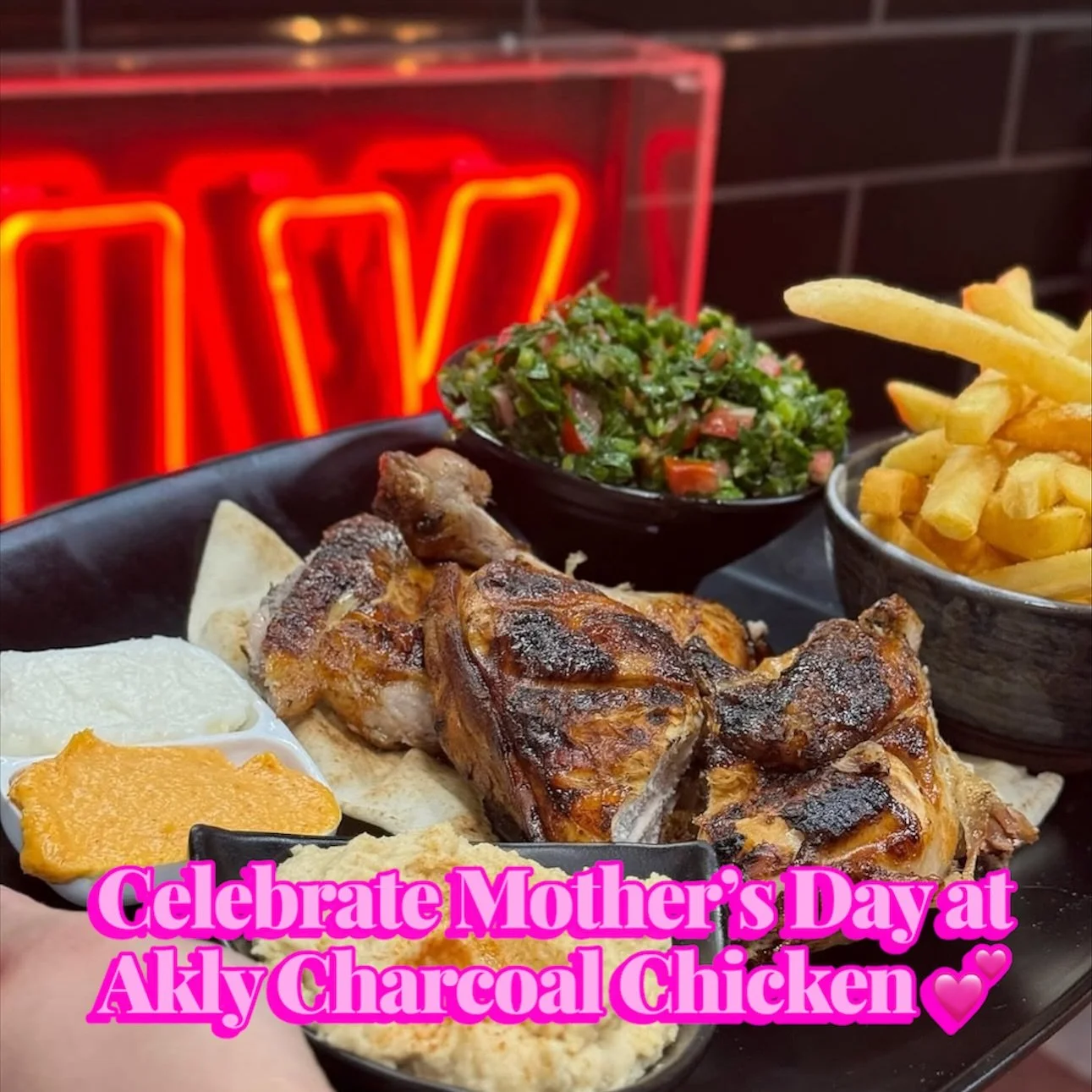 Treat Mum this Mother&rsquo;s Day 💕 #akly #mothersday #chicken #charcoalchicken