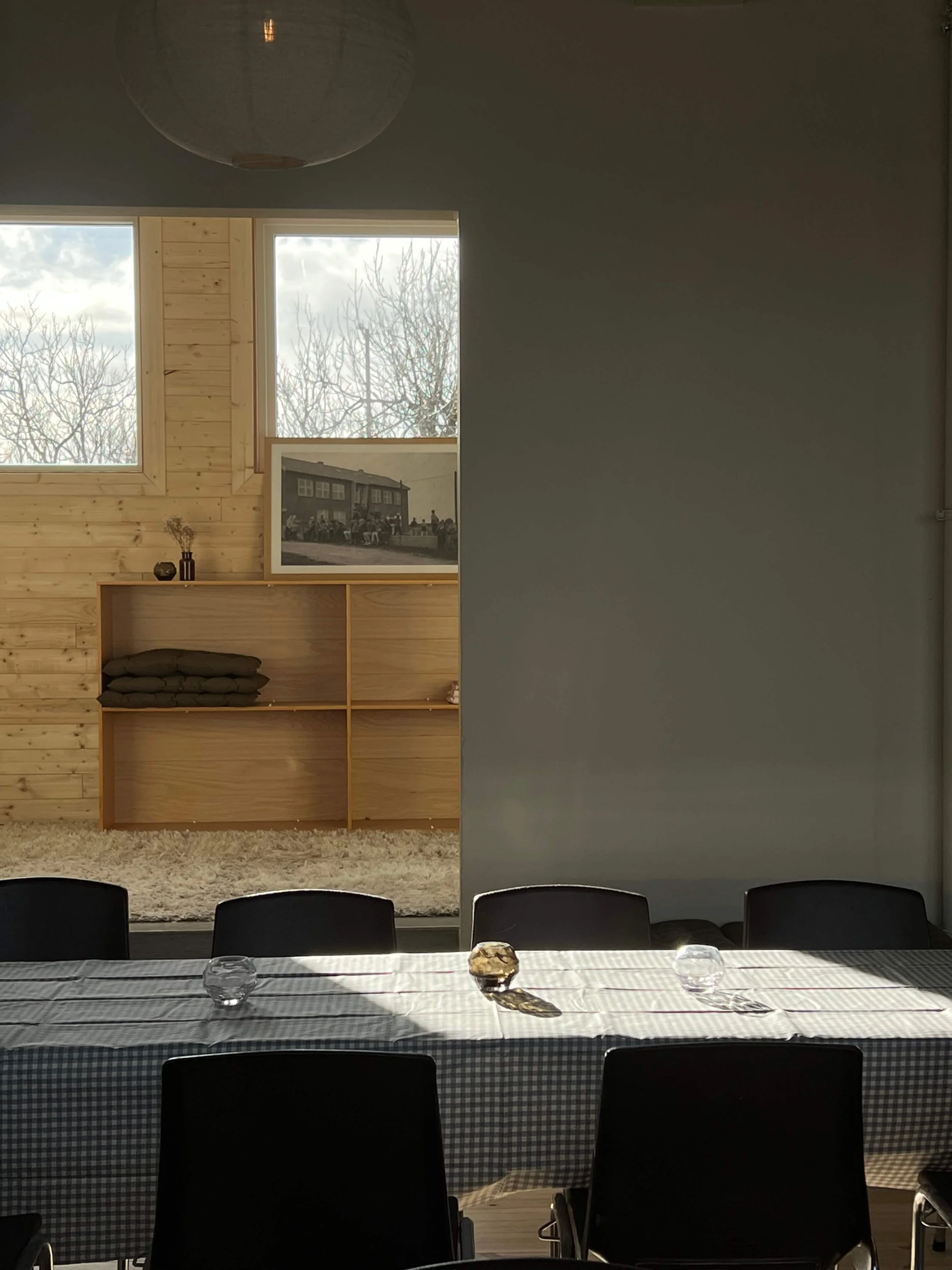 Plass til ca 50 stk (sittende)