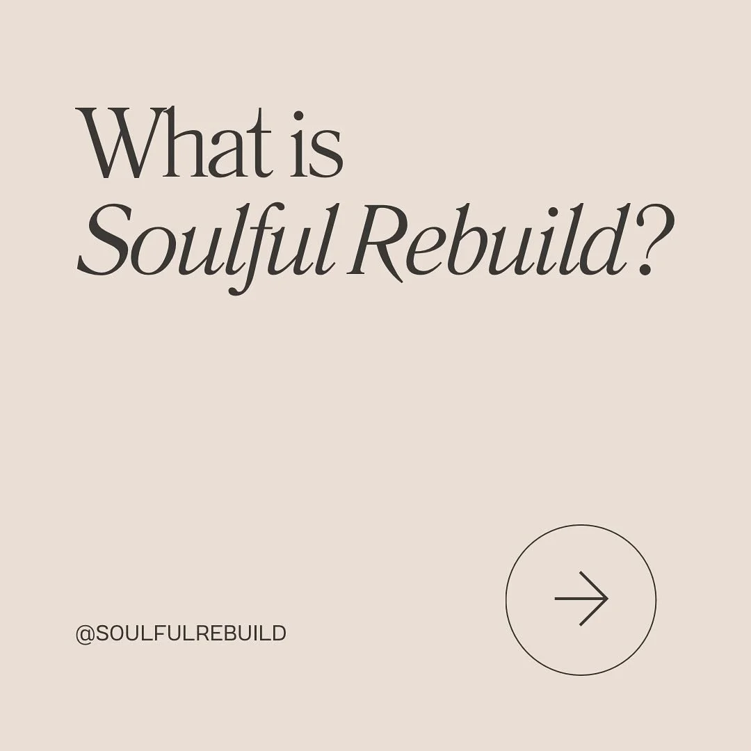 ✨Introducing *Soulful Rebuild*✨

Providing a space for growth, whether you&rsquo;re navigating a transition, rebuilding confidence or seeking clarity and purpose. 

Since studying my Masters in Positive Psychology, I have been working with women to e