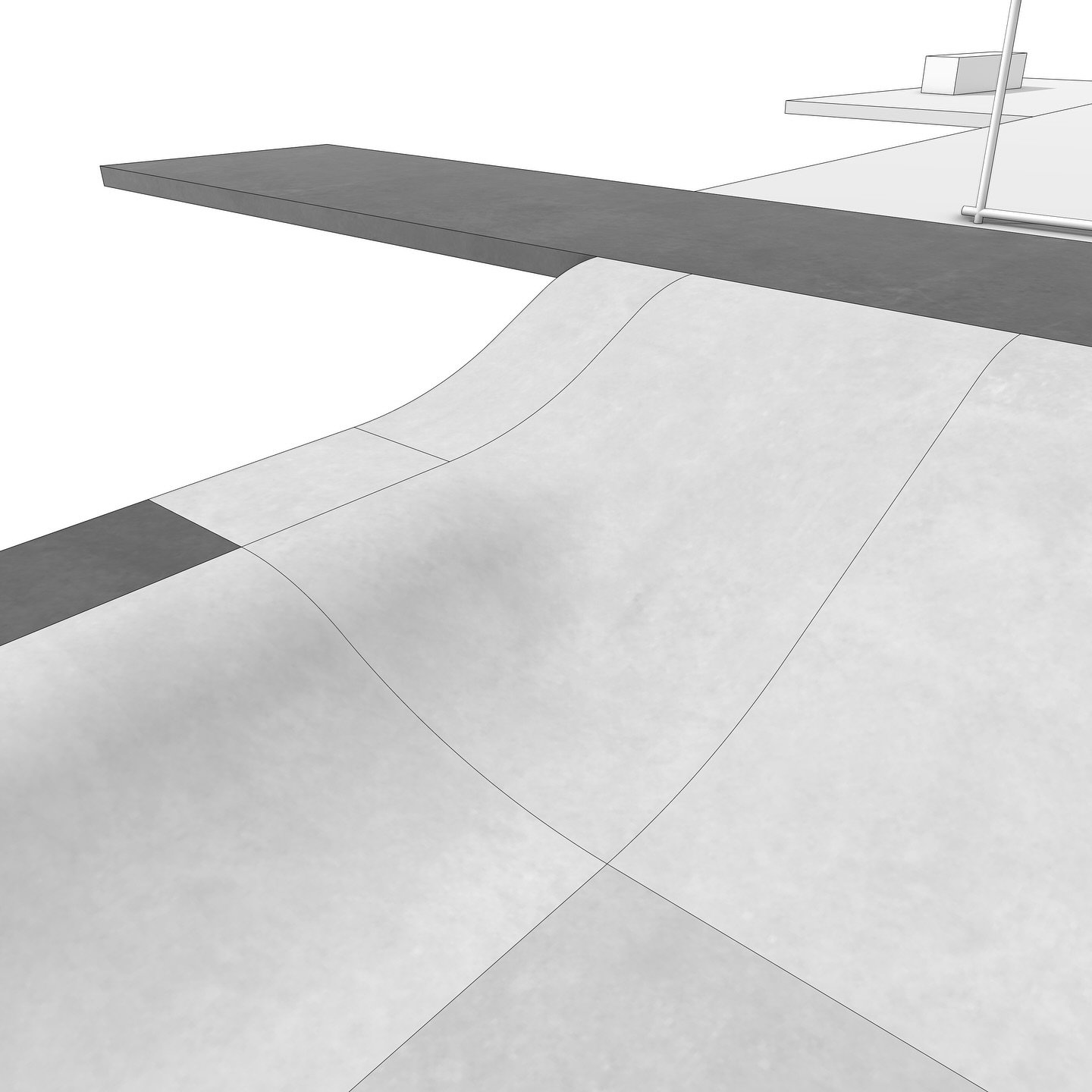 Clearly show your ideas to get them ready for construction perfection ✅

#skatepark #skateparkdesign #startdesigningskateaparks #blendzone #sketchup