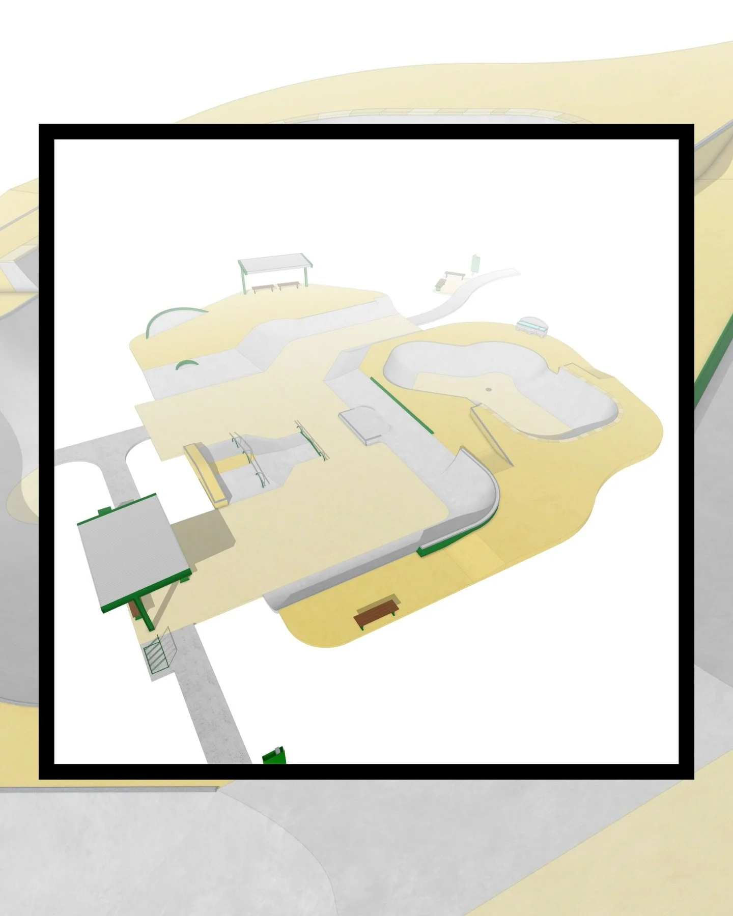 Lots of time, thinking and hard work goes into a skatepark design before it&rsquo;s built. Being able to see it in 3D from all angles with the ability to zoom in, spin around and focus on each element to make sure it works is a game changer! And shar