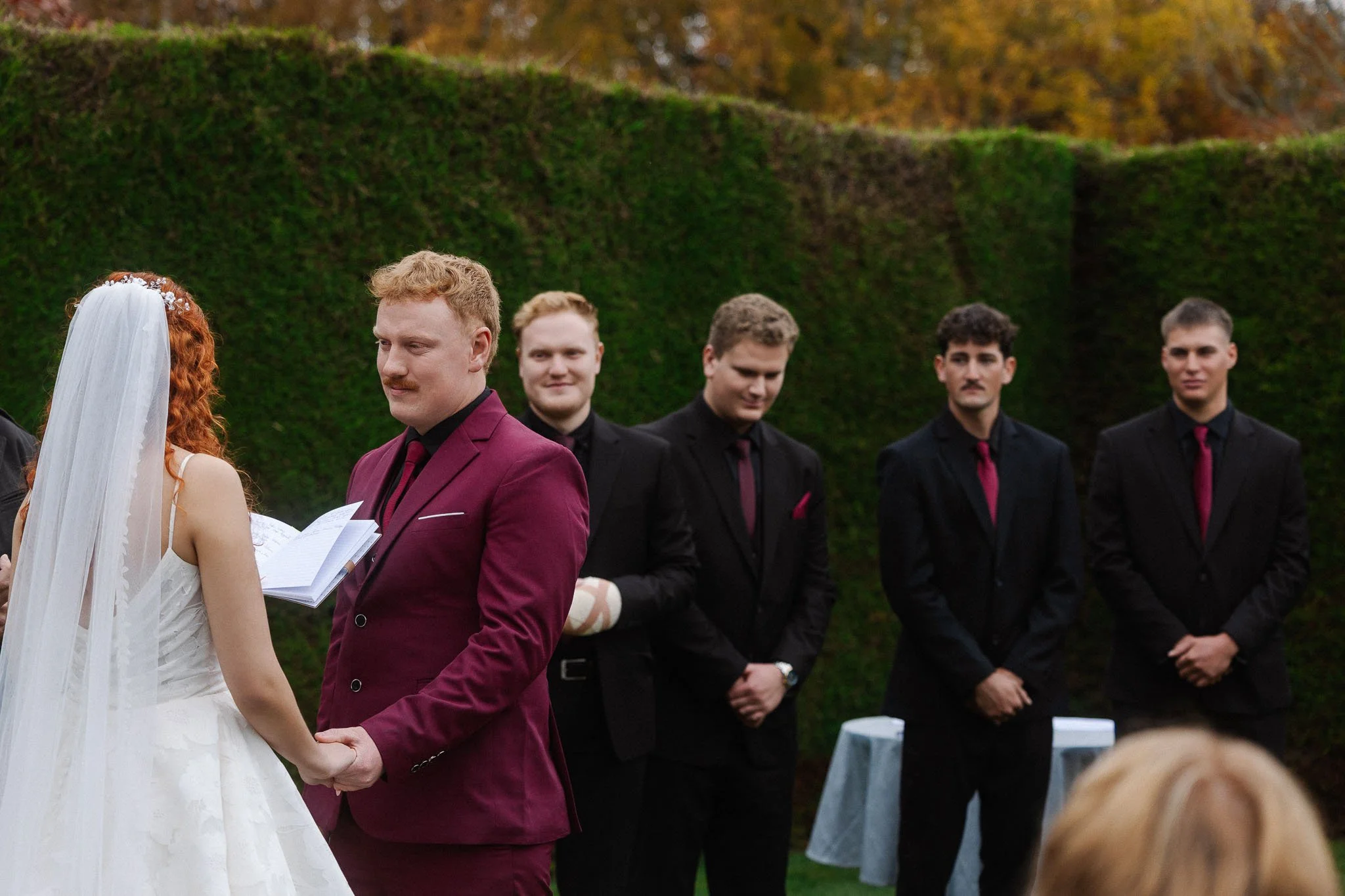 ceremony Gabi Jan Ashburton Trotts Garden wedding day photoshoot  christchurch canterbury new zealand  photoshoot wedding photography videography photographer videographer Kate Kish-66.jpg
