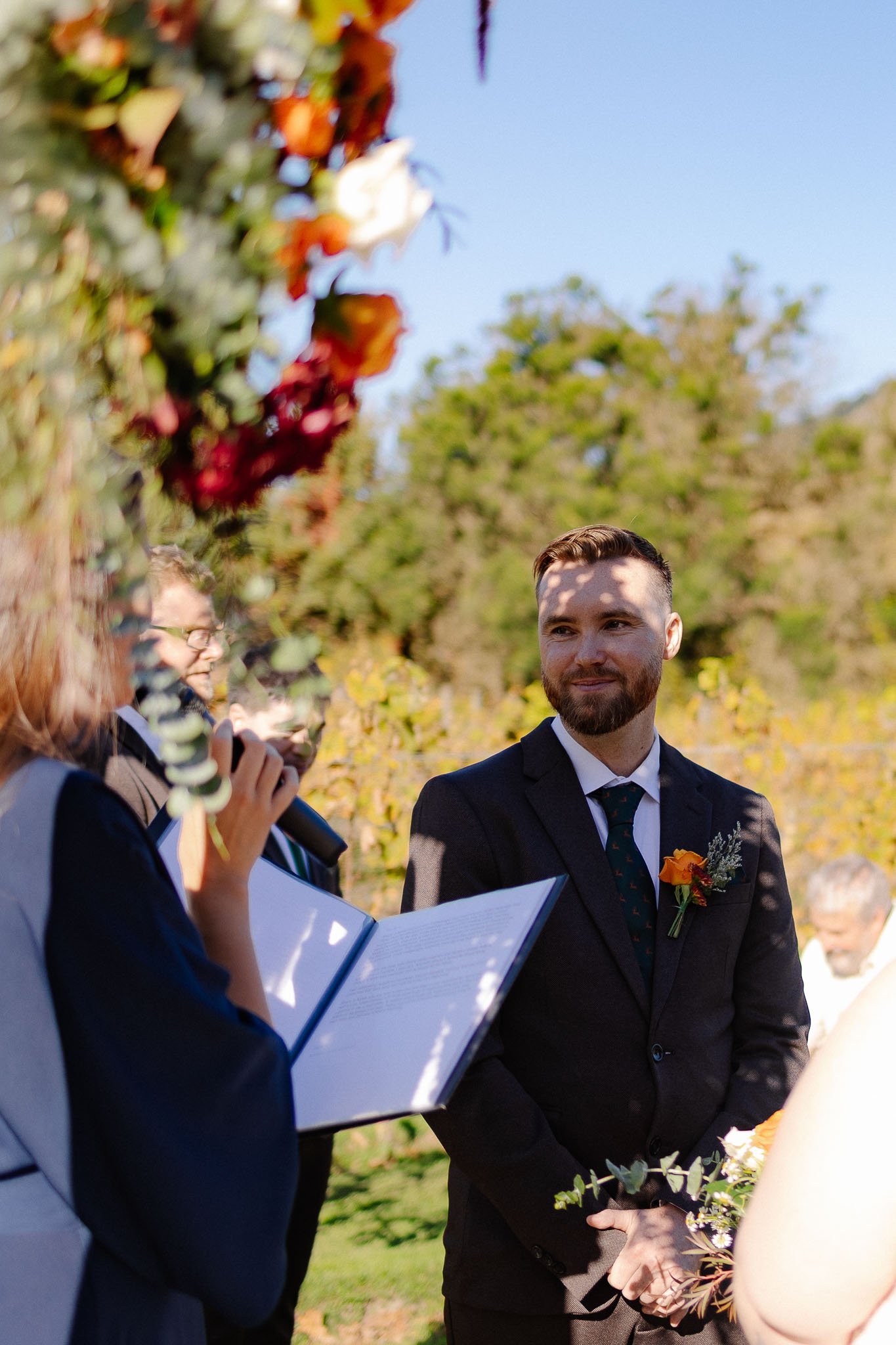 ceremony alysia shane wedding day photoshoot  christchurch canterbury new zealand cossar wineshed photoshoot wedding photography videography photographer videographer Kate Kish-49.jpg