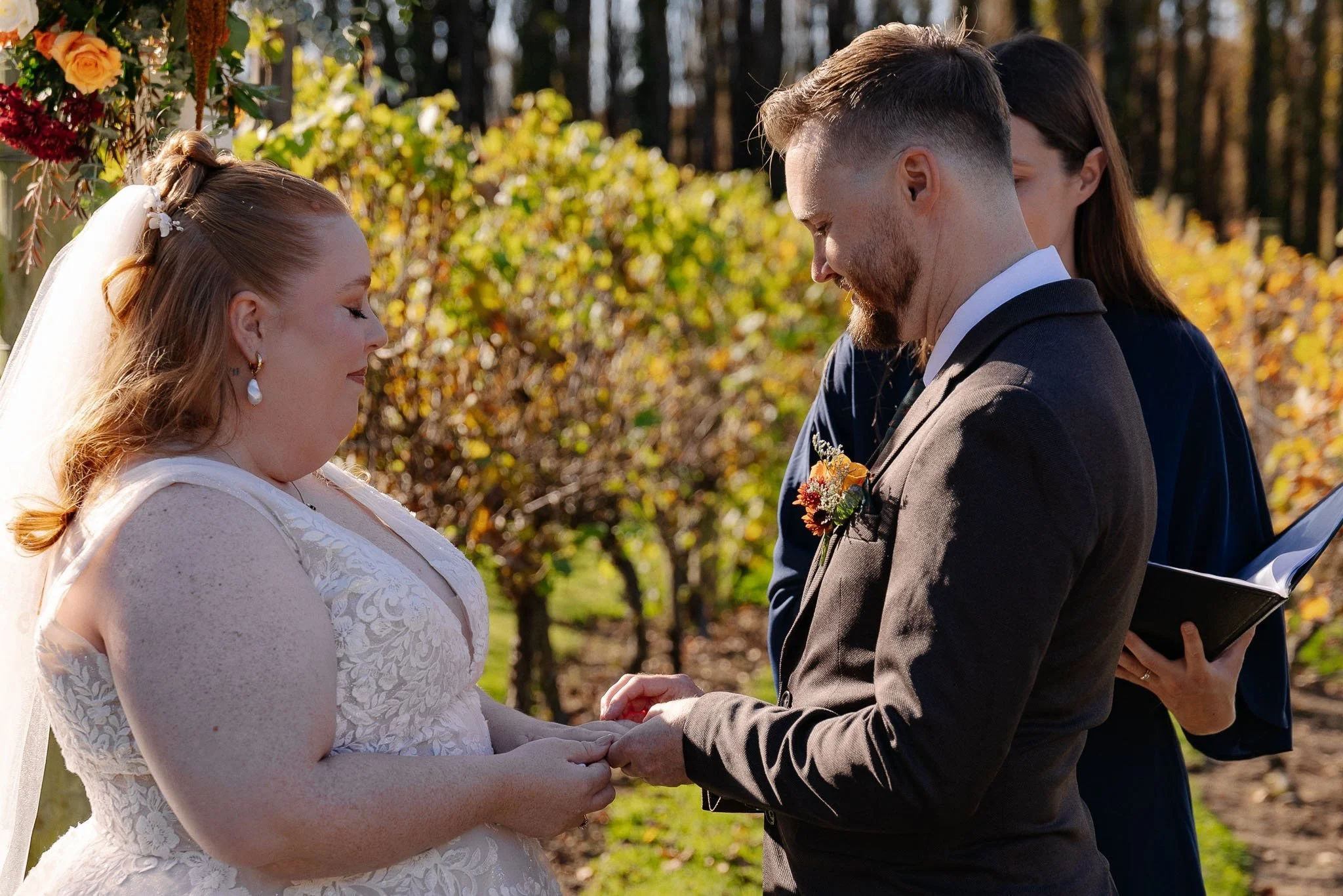 ceremony alysia shane wedding day photoshoot  christchurch canterbury new zealand cossar wineshed photoshoot wedding photography videography photographer videographer Kate Kish-72.jpg