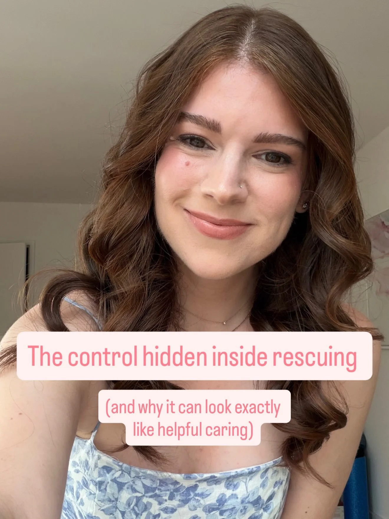 Sometimes what we call &ldquo;helping&rdquo; is also an attempt to calm our own anxiety by managing another person, their emotions, or the outcome.

You notice they&rsquo;re upset and immediately start problem-solving. You offer advice before asking 