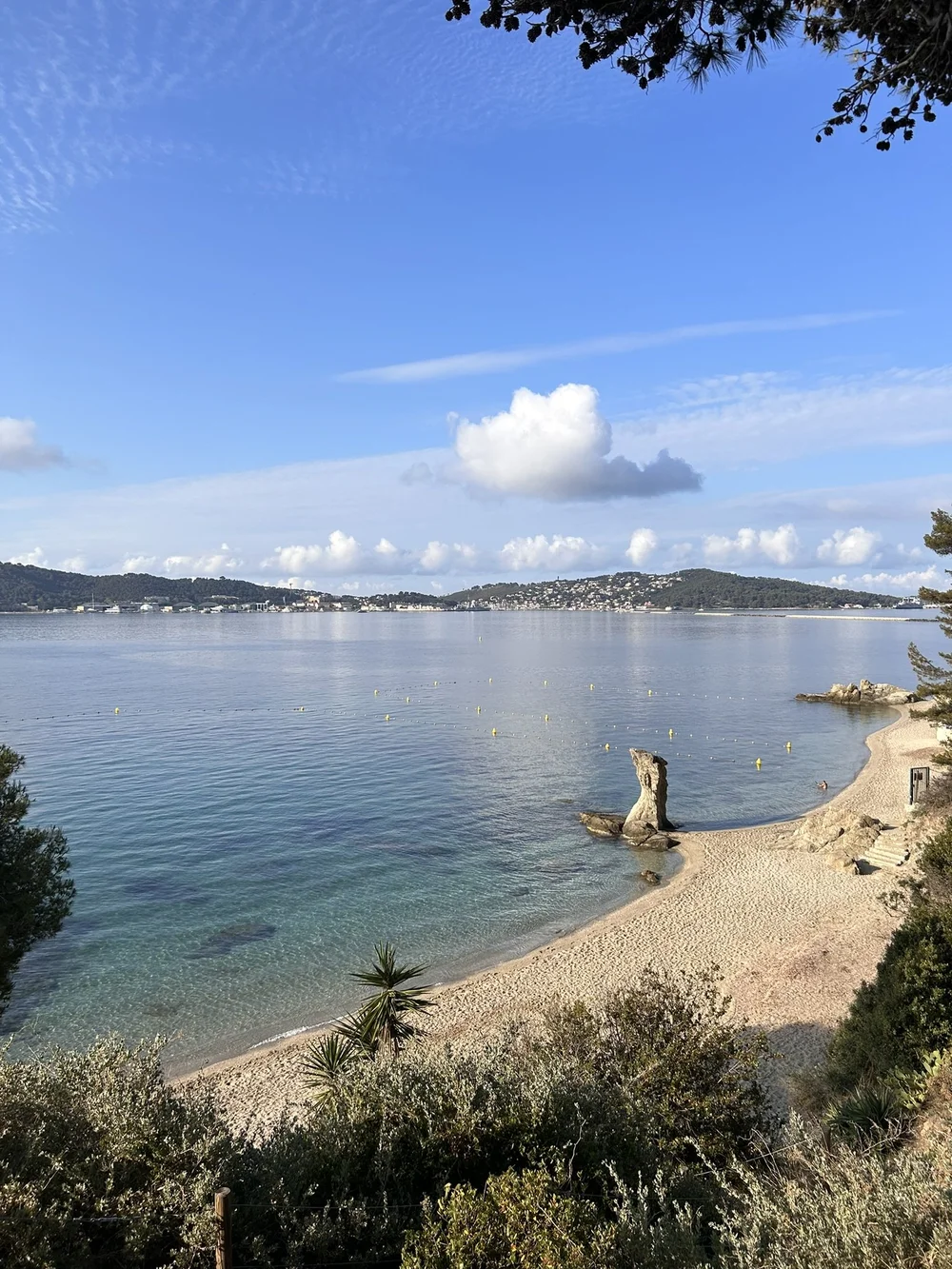 Sentier du littoral, plage de la Mitre, Toulon