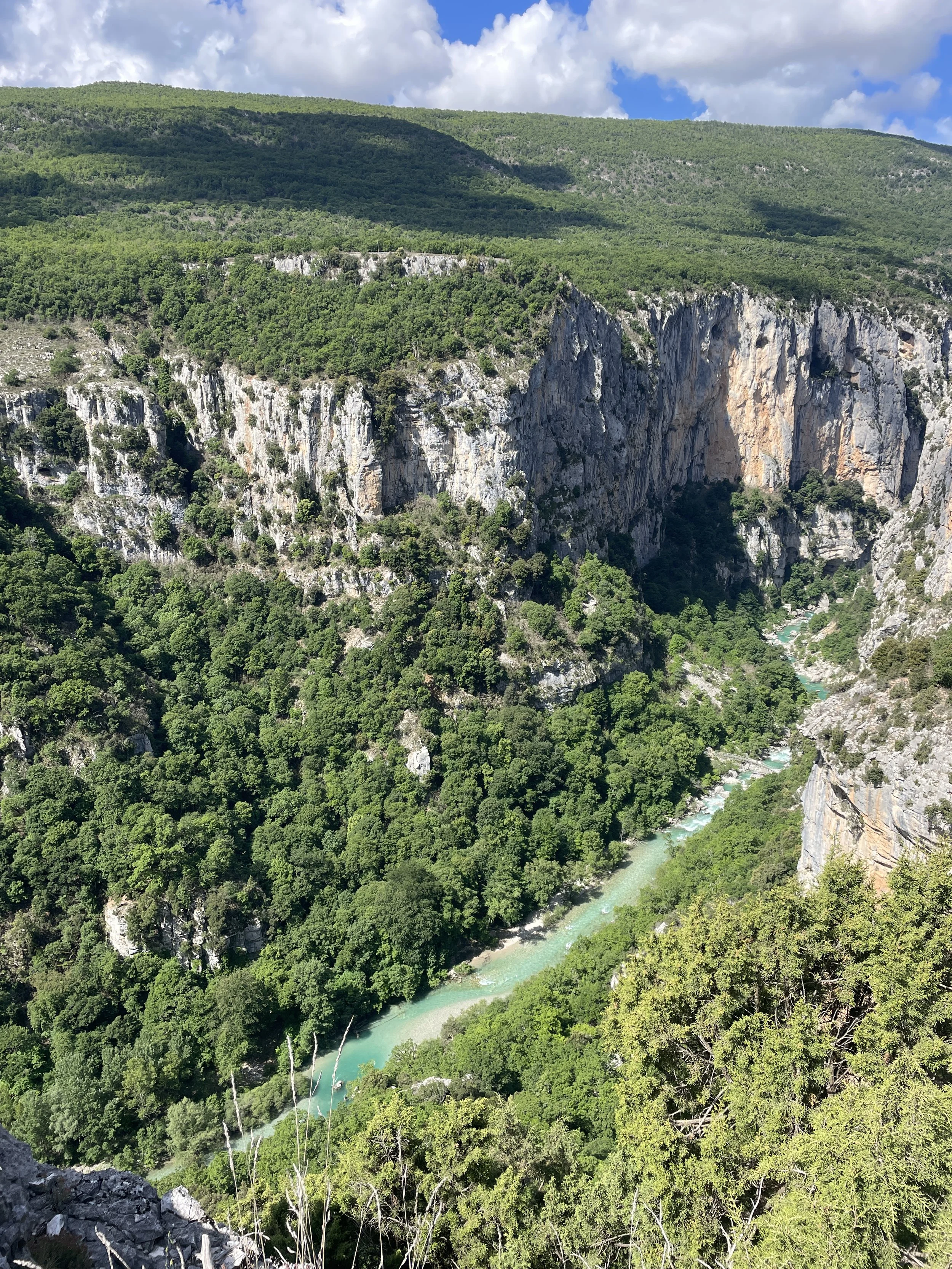 Le sentier Blanc-Martel dans les Gorges du Verdon