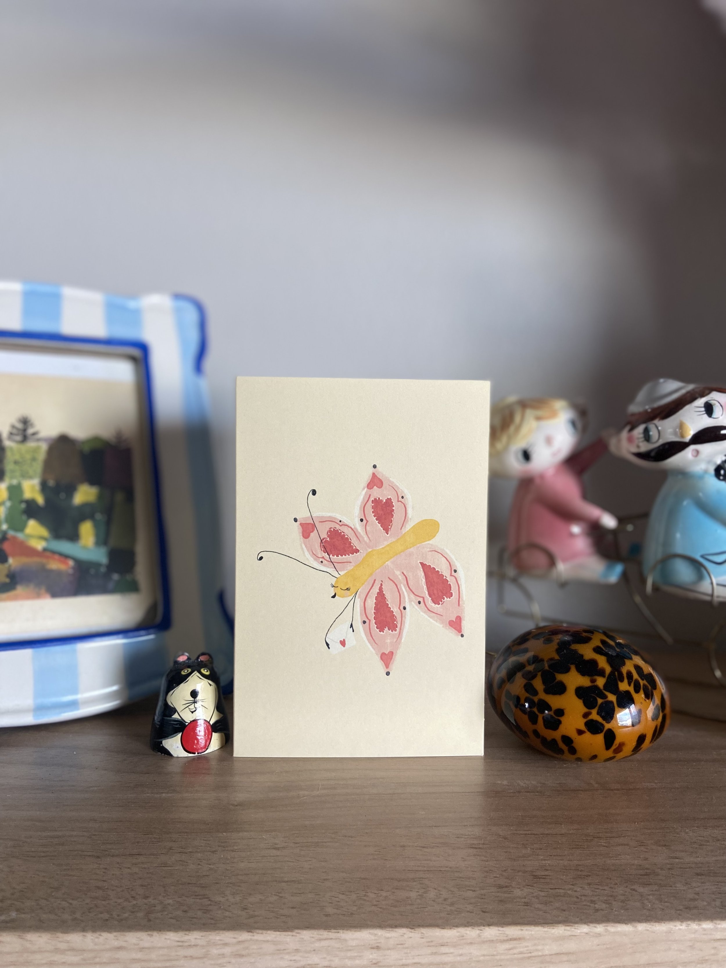 Love Note Butterfly Greeting Card