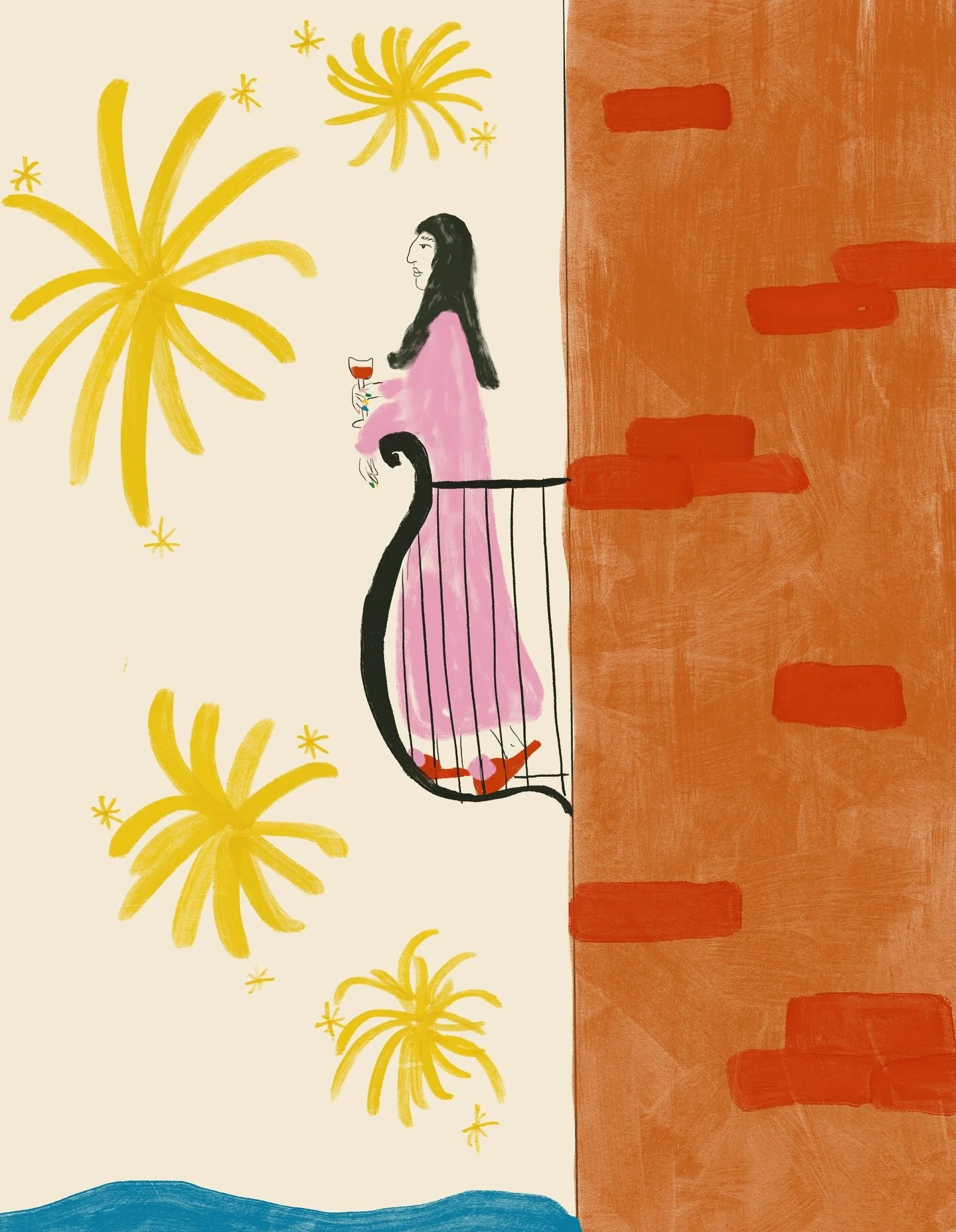 Wishing everyone a happy and healthy New Year ✨ 
.
.
.
.
.
#illustrations #womenillustrators #freelanceillustration #freelanceillustrator #womenofillustration #newyearillustration